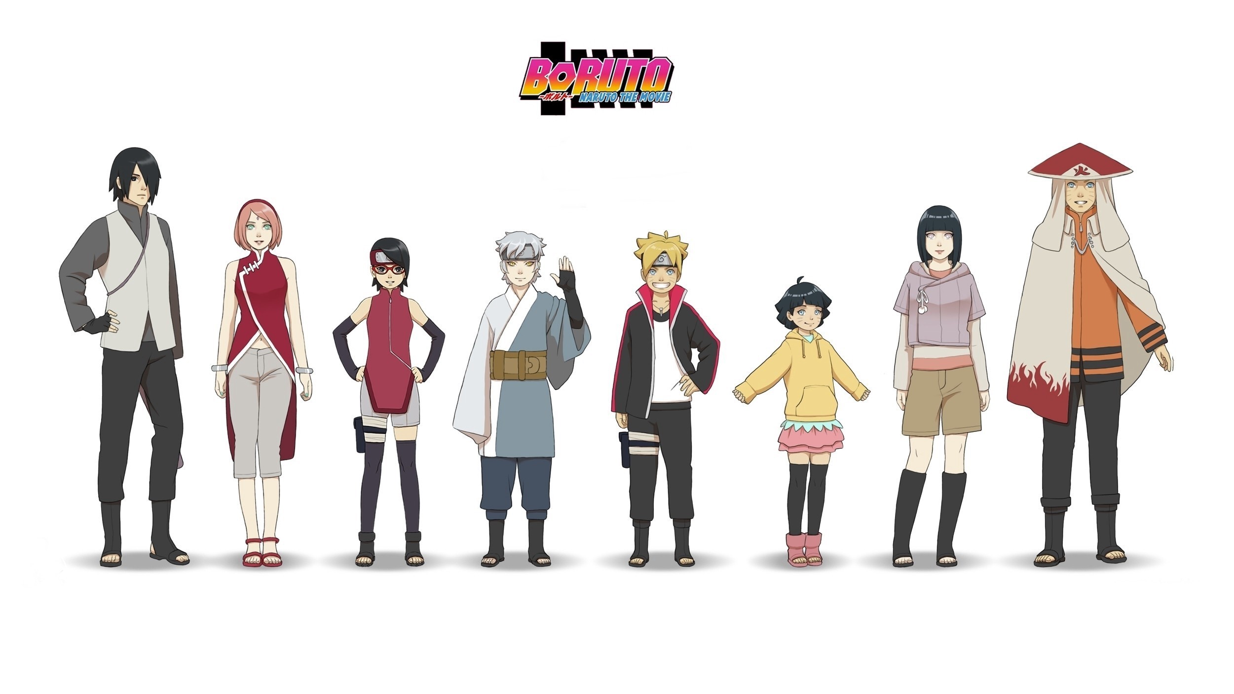 Anime – Boruto Naruto the Movie Boruto Uzumaki Naruto Naruto Uzumaki Hinata Hyga Himawari Uzumaki