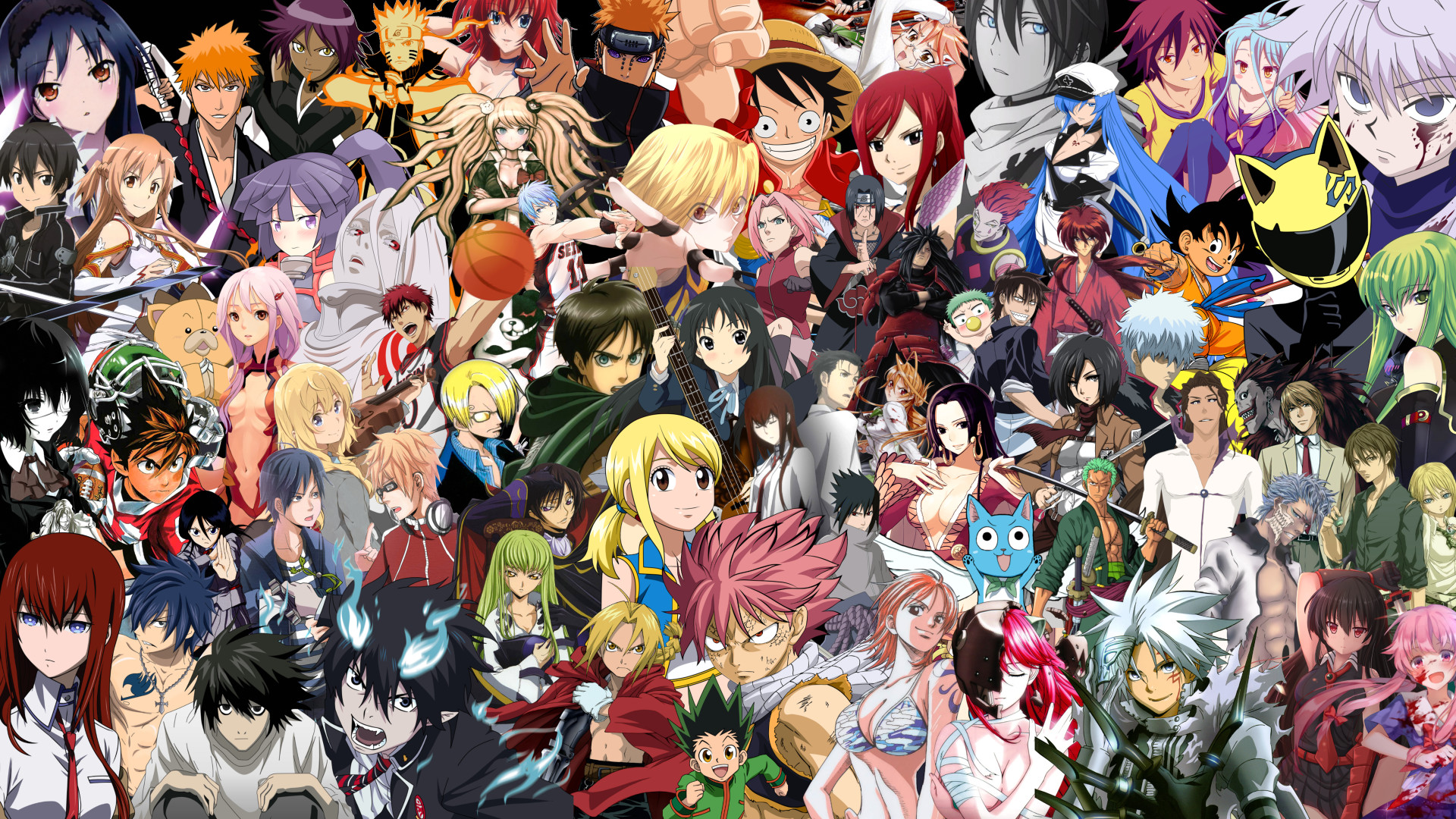 Anime Collage by BornAnimeFreak on DeviantArt