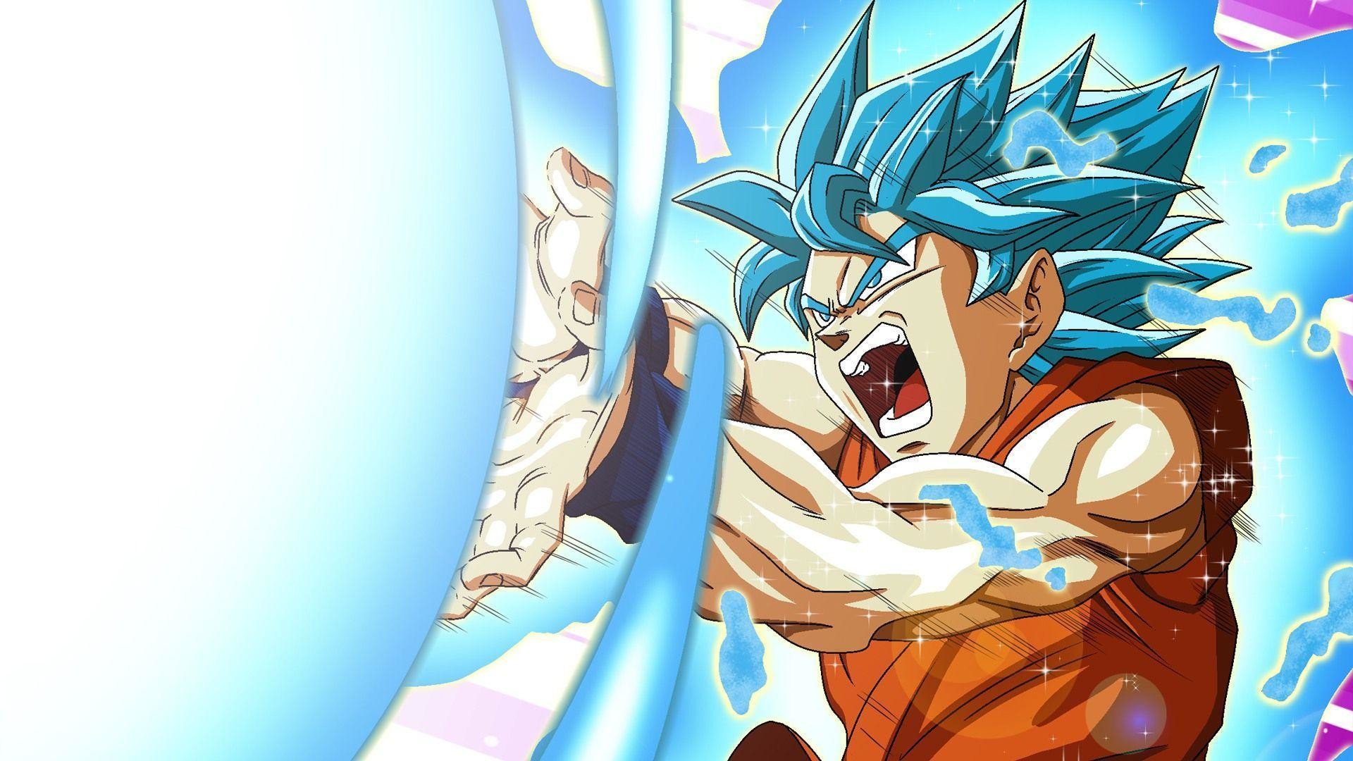 Goku Super Saiyan Blue Kamehameha Wa Wallpaper