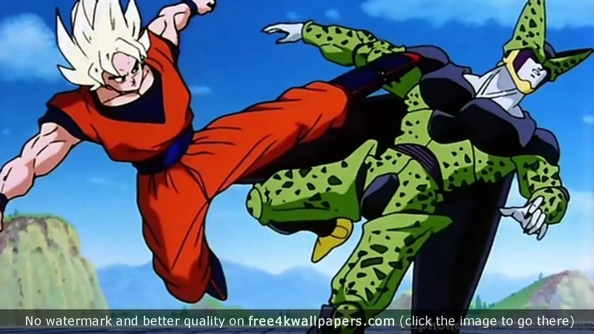 Cell Vs Goku Dragon Ball Z Backgrounds and S 4K or HD wallpaper .
