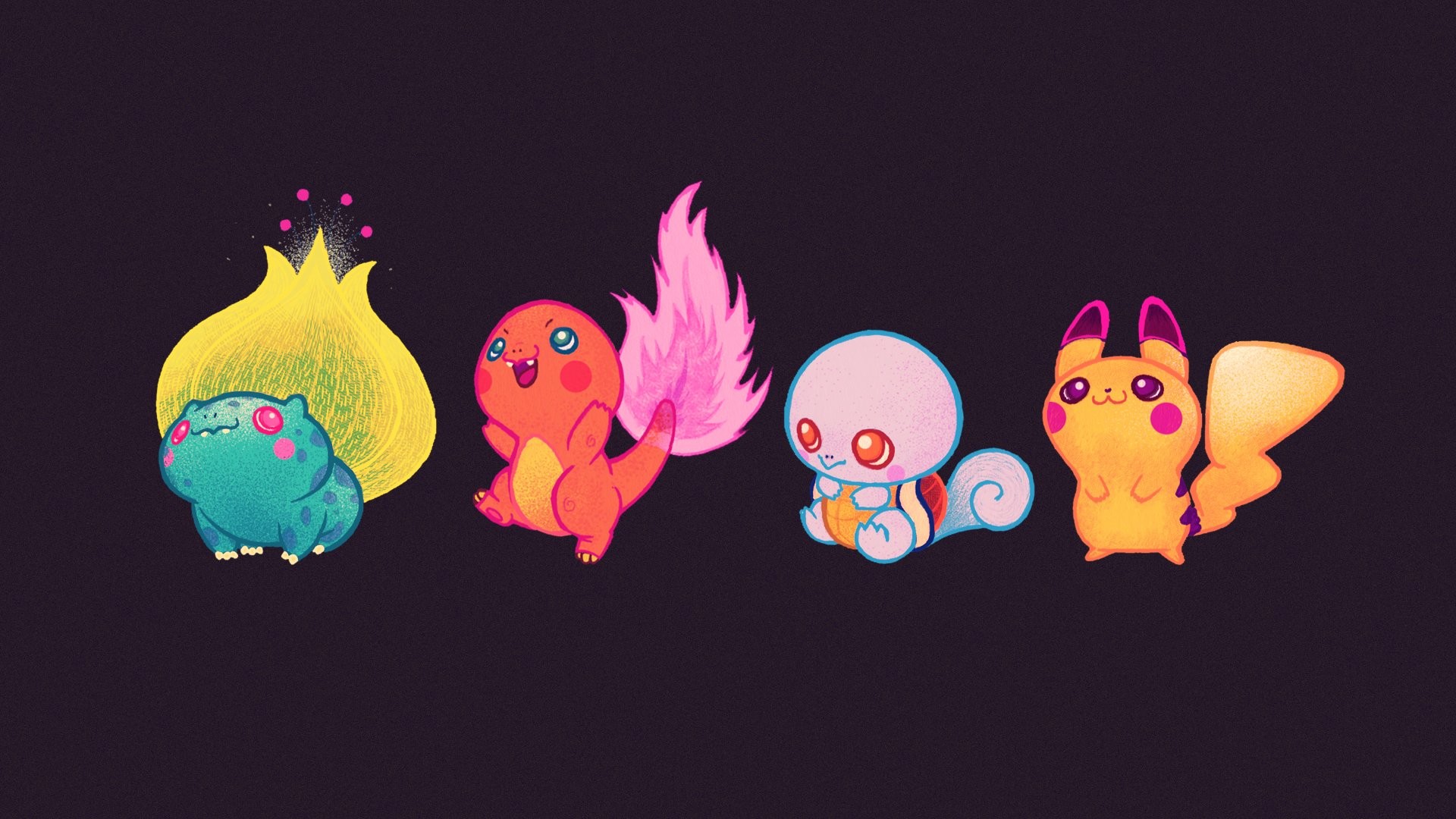 Neon Pokemon Wallpaper