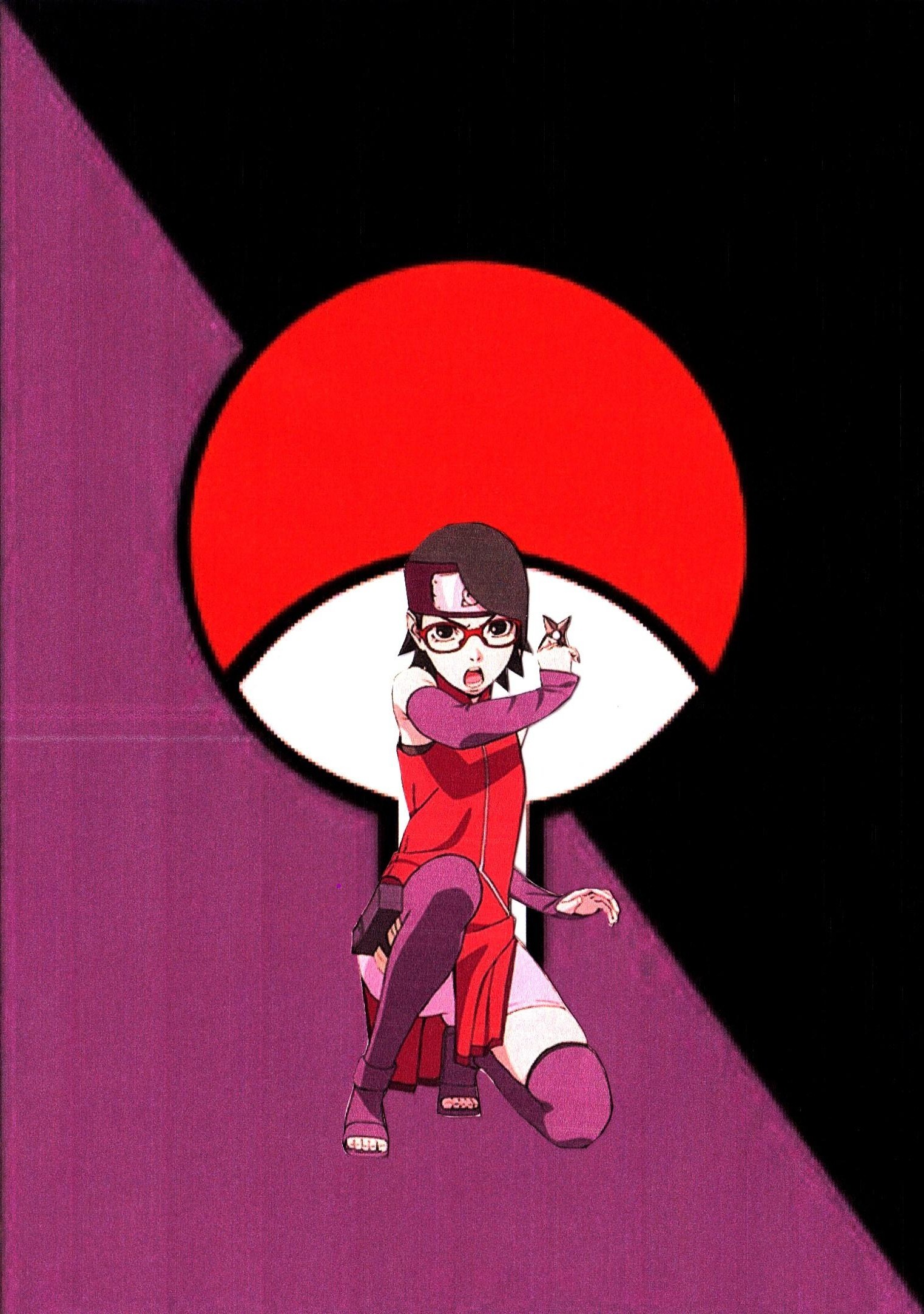 Uchiha Sarada Wallpaper by weissdrum Uchiha Sarada Wallpaper by weissdrum