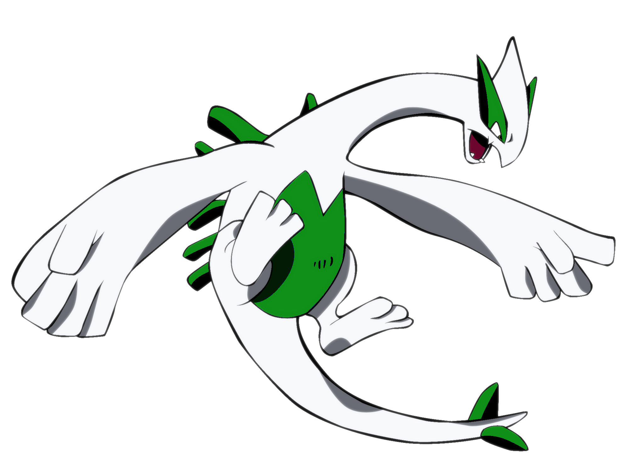 Lugia images Shiny green Lugia HD wallpaper and background photos