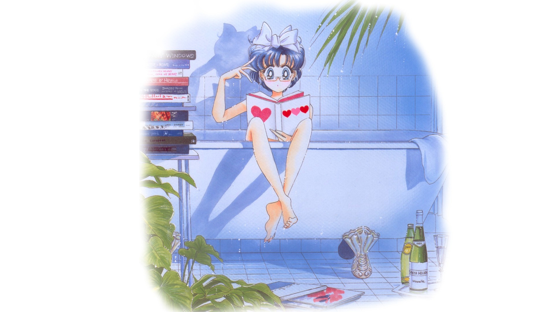 Sailor Moon bathtubs Sailor Mercury wallpaper 218820 WallpaperUP