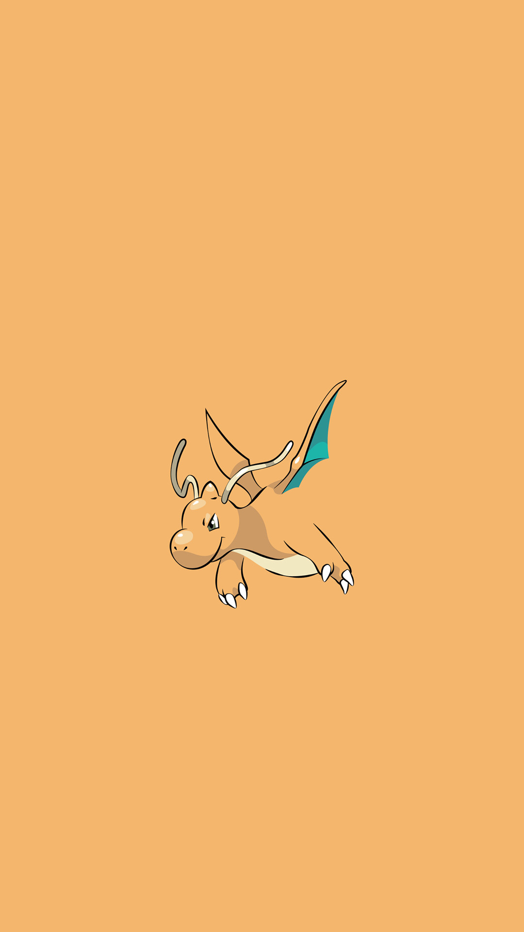Dragonite Pokemon Character iPhone 6 HD Wallpaper
