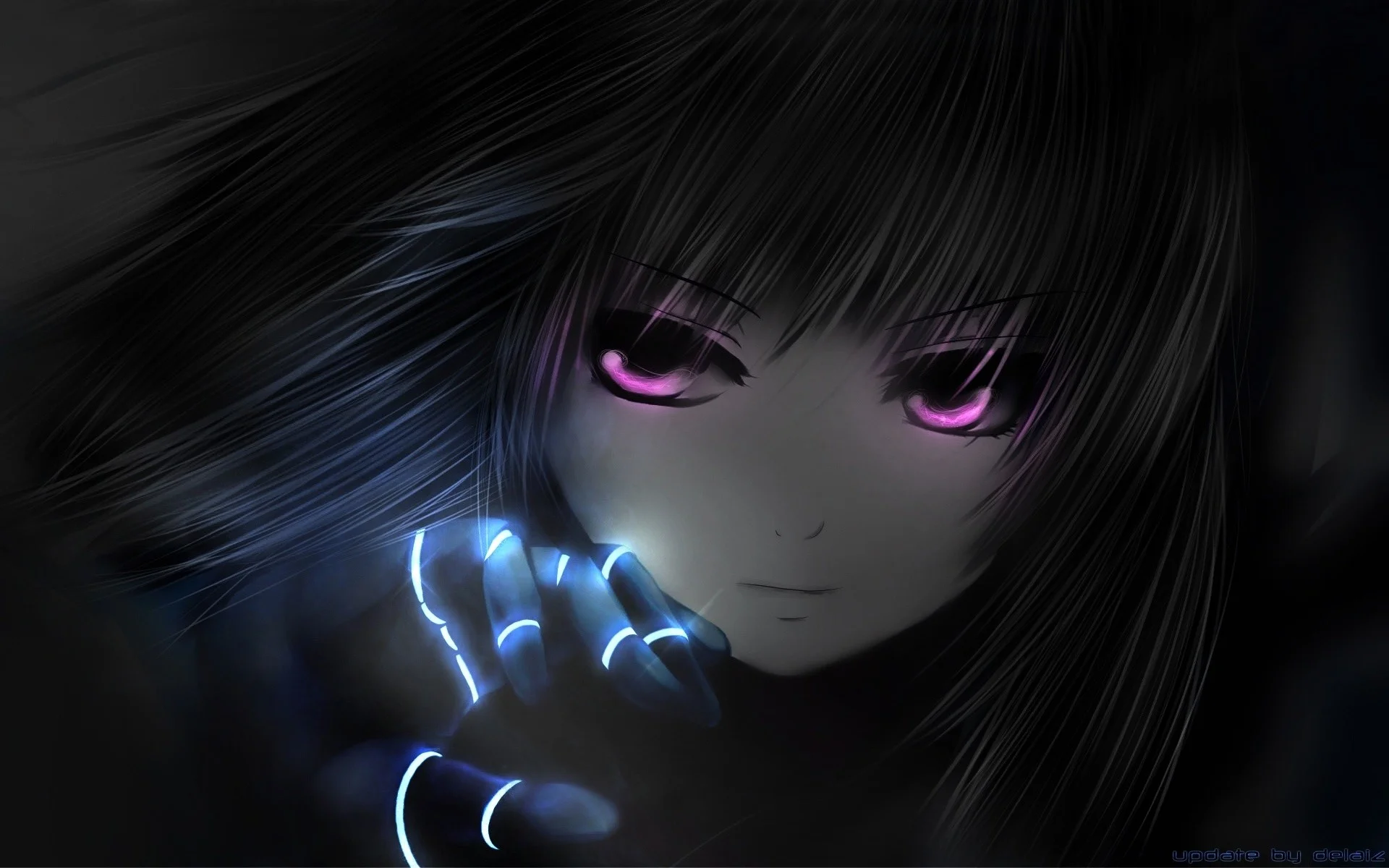 Dark Anime Girl Wallpaper  Download to your mobile from PHONEKY