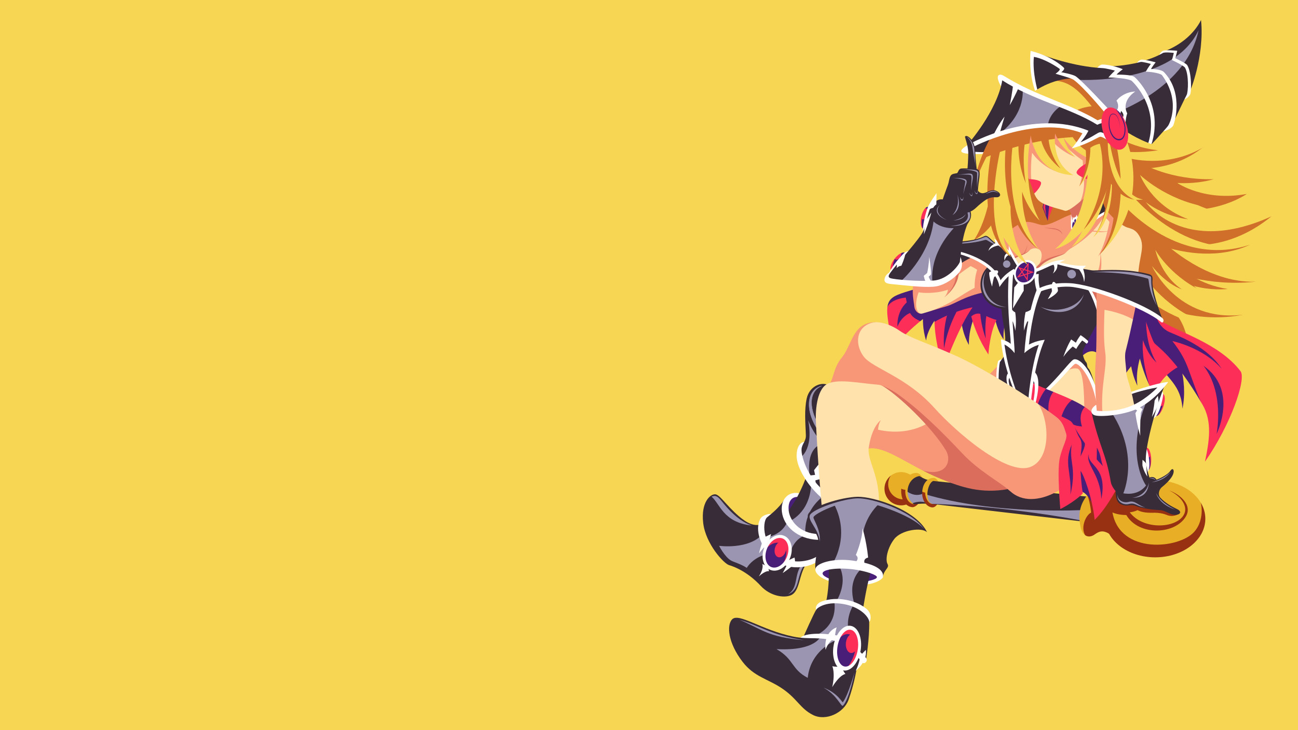 YuGiOh – Dark Magician Girl minimalism wallpaper by Carionto