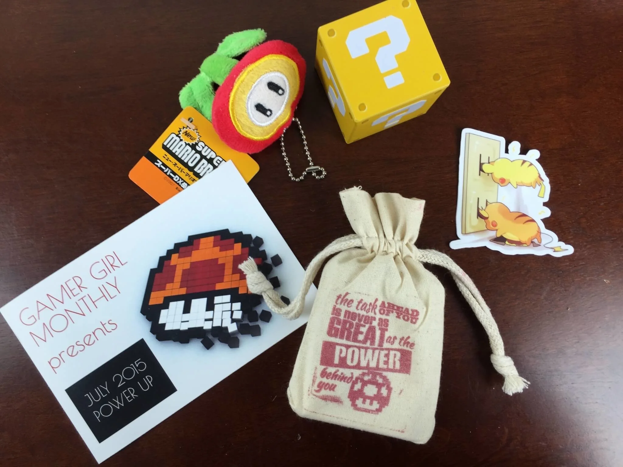 July 2015 Gamer Girl Monthly Subscription Box Review August Theme Spoiler – hello subscription