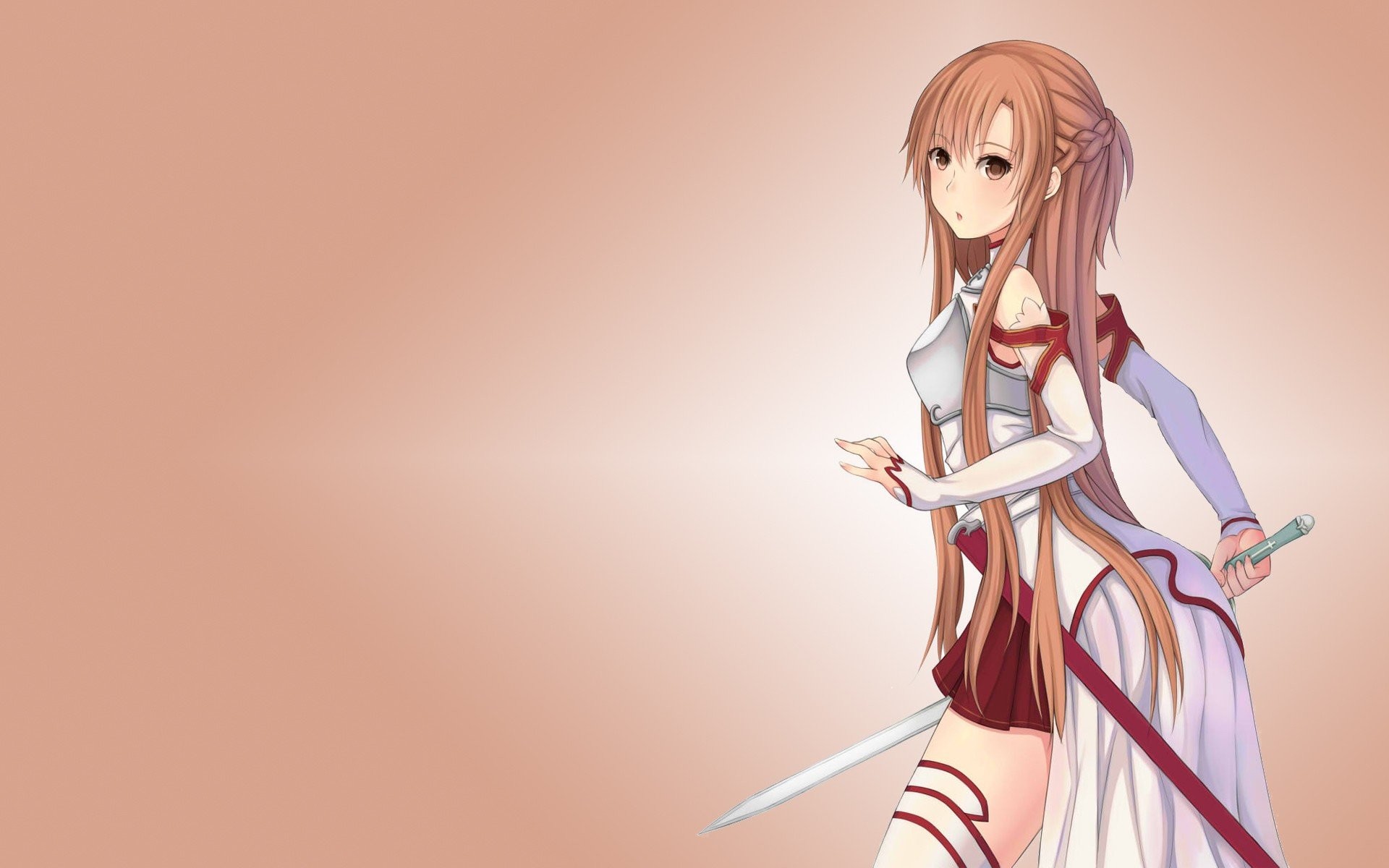 Anime Girl With Long Brown Hair And Brown Eyes HD Wide Wallpaper for Widescreen 89 Wallpapers HD Wallpapers