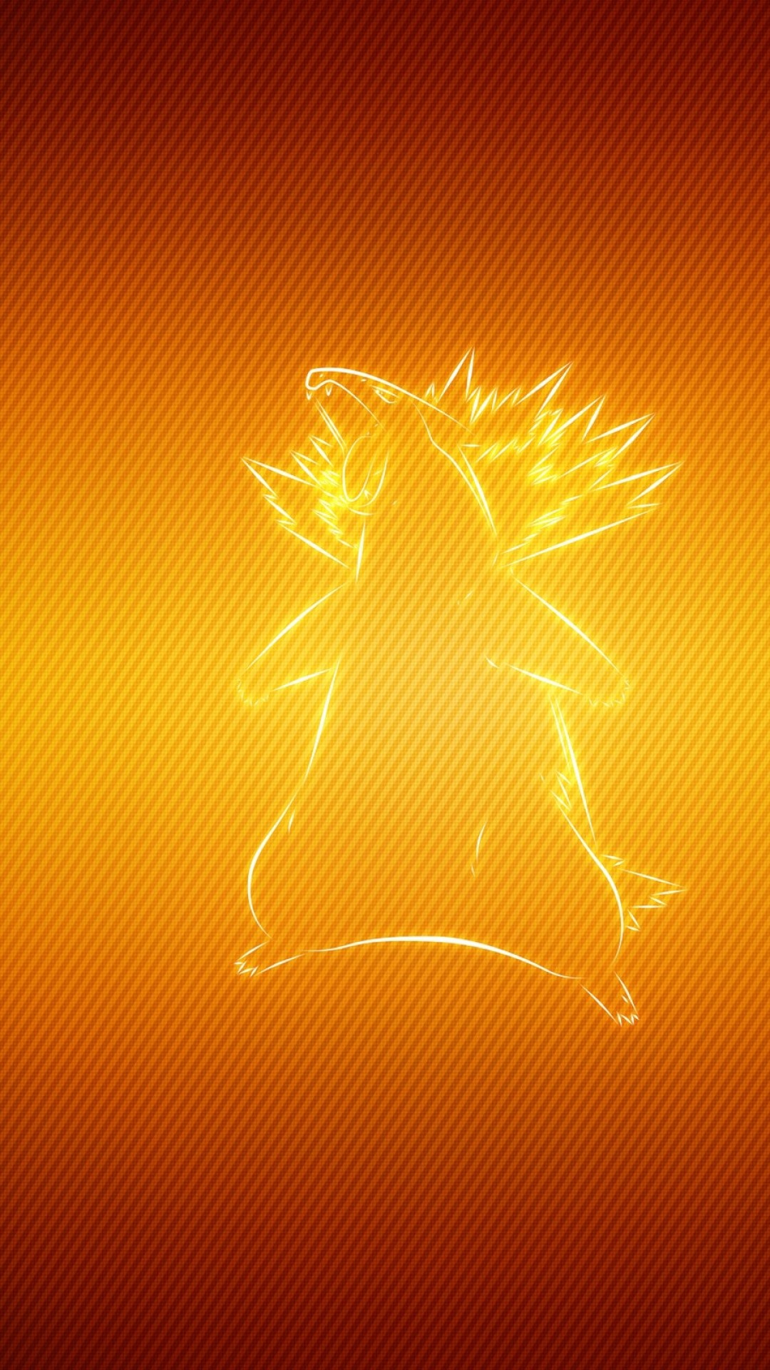 Preview wallpaper pokemon, typhlosion, badger 1080×1920