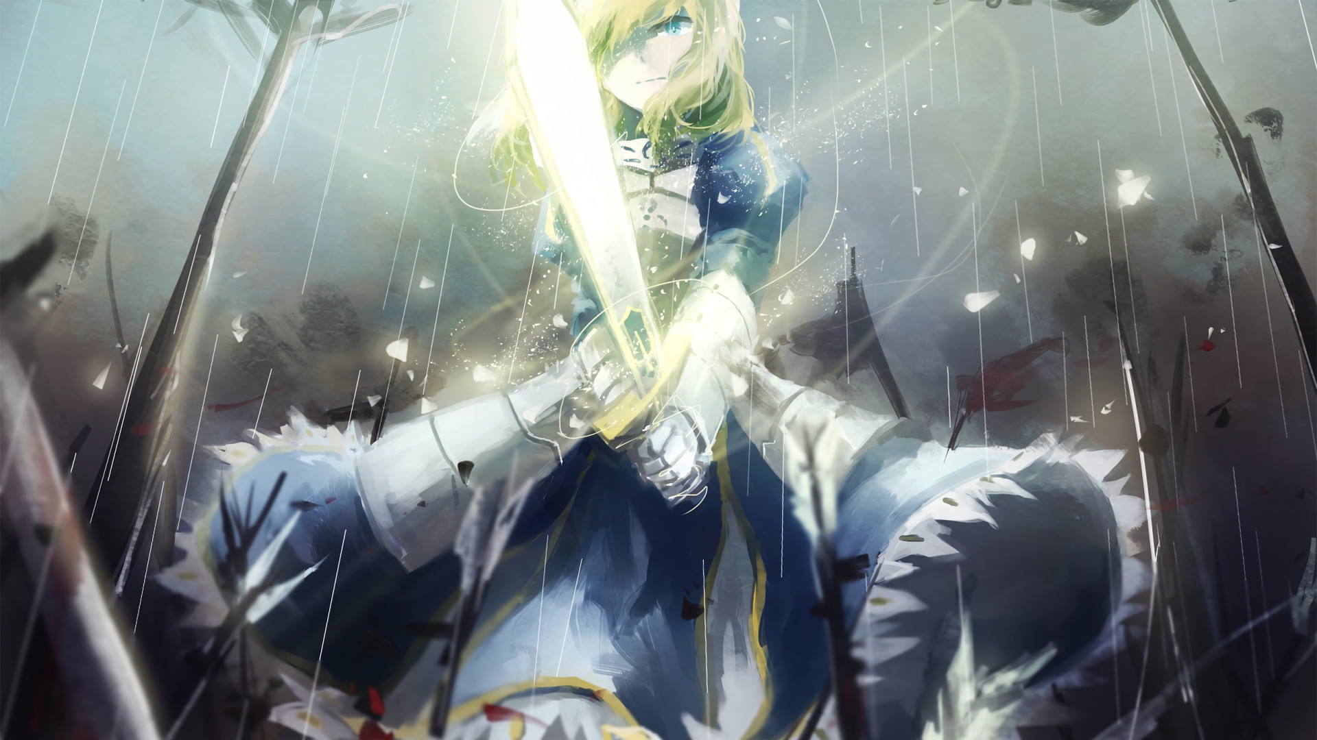 Anime Fate / Stay Night Saber Fate Series Wallpaper