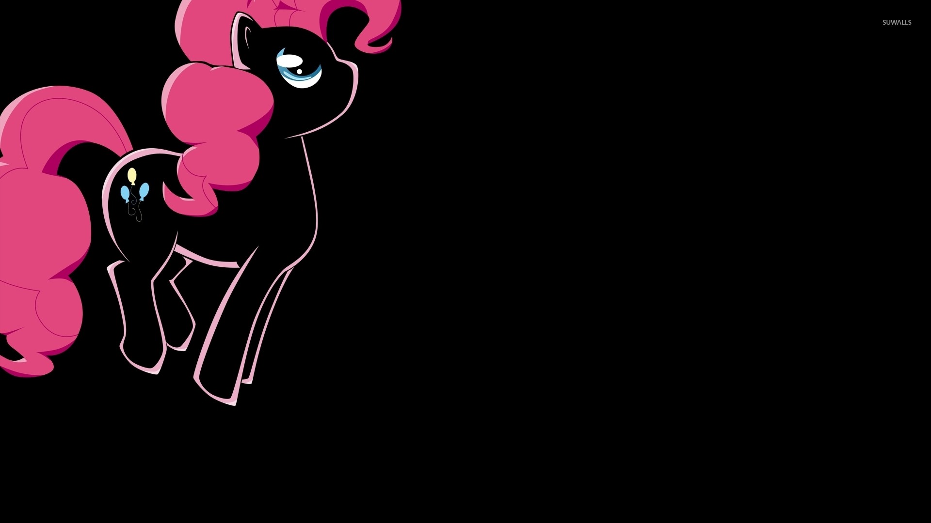 Pinkie Pie floating – My Little Pony wallpaper