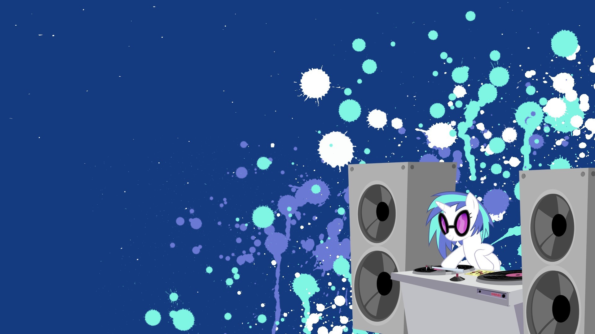 Vinyl scratch my little pony friendship is magic wallpaper