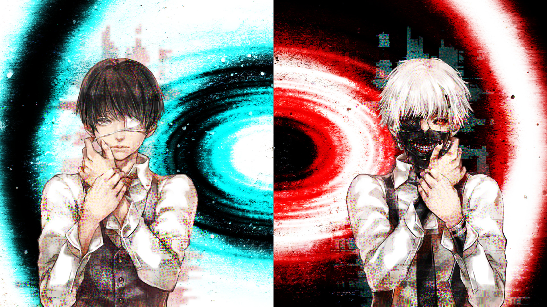 Wallpaper tokyo ghoul kaneki ken by crossxace watch fan art wallpaper