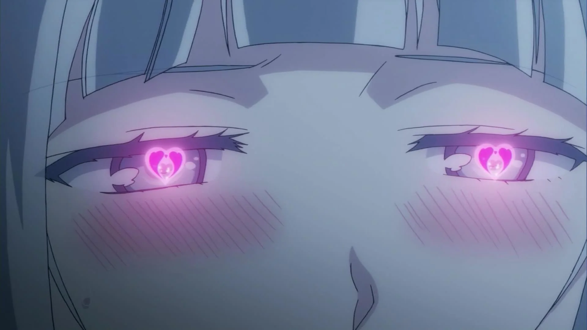 Special heart pupil eyes