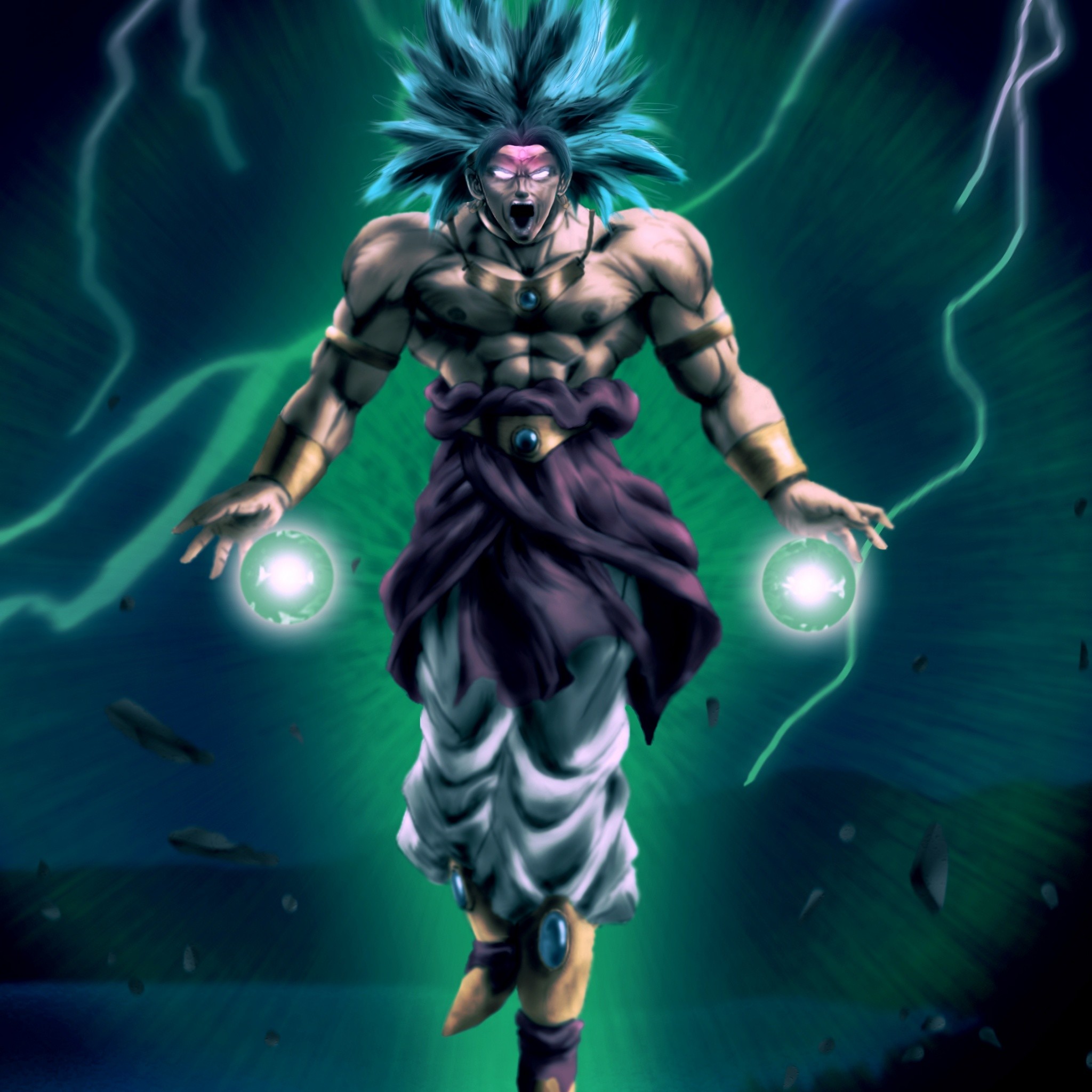 Legendary Super Saiyan – Tap to see more awesomely cool Dragon Ball Z wallpaper