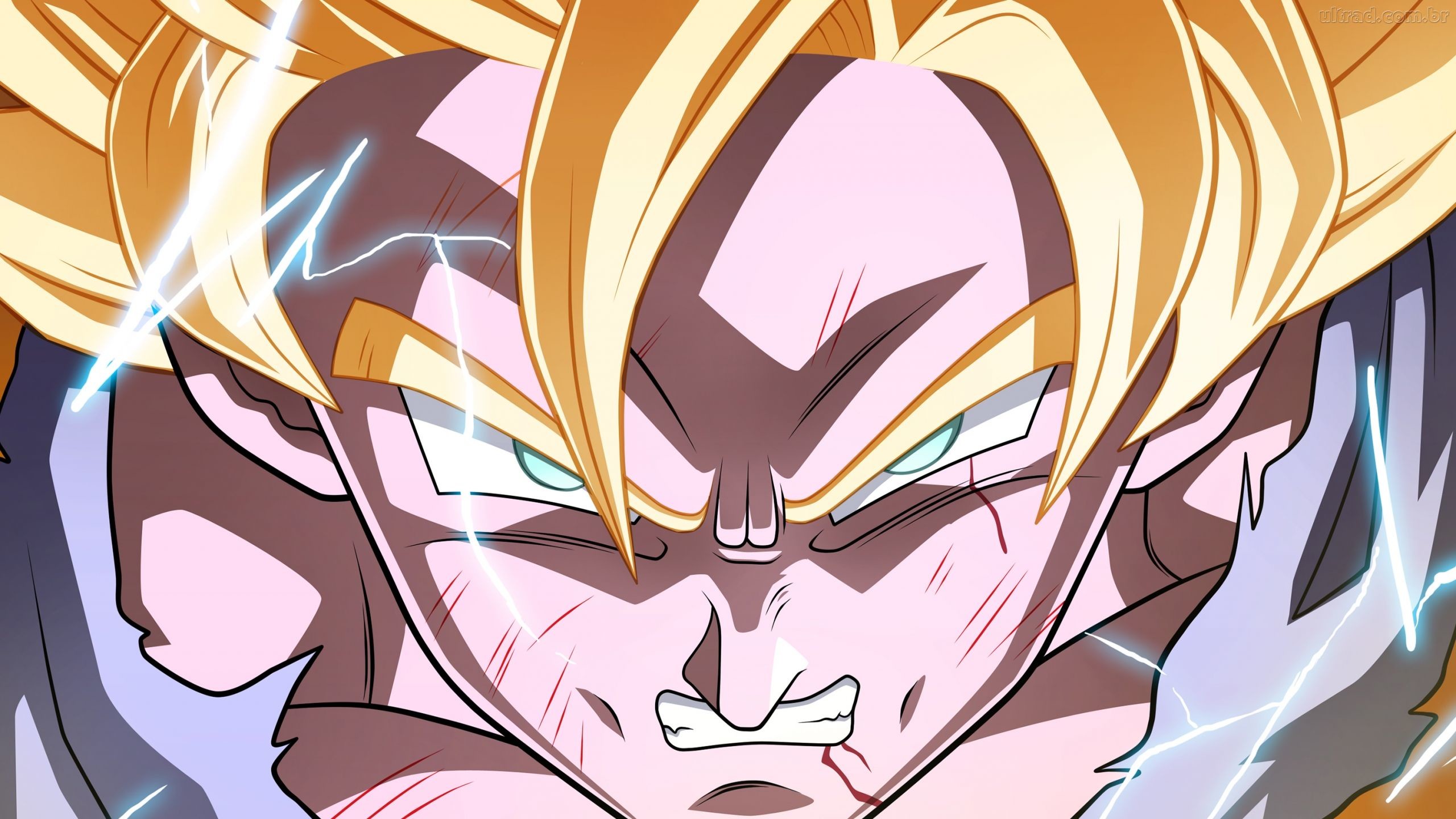 Super Saiyan 2 Goku, pissed off. I didnt have much time on my hands to do it, but it was worth the time I spent on it, good fun