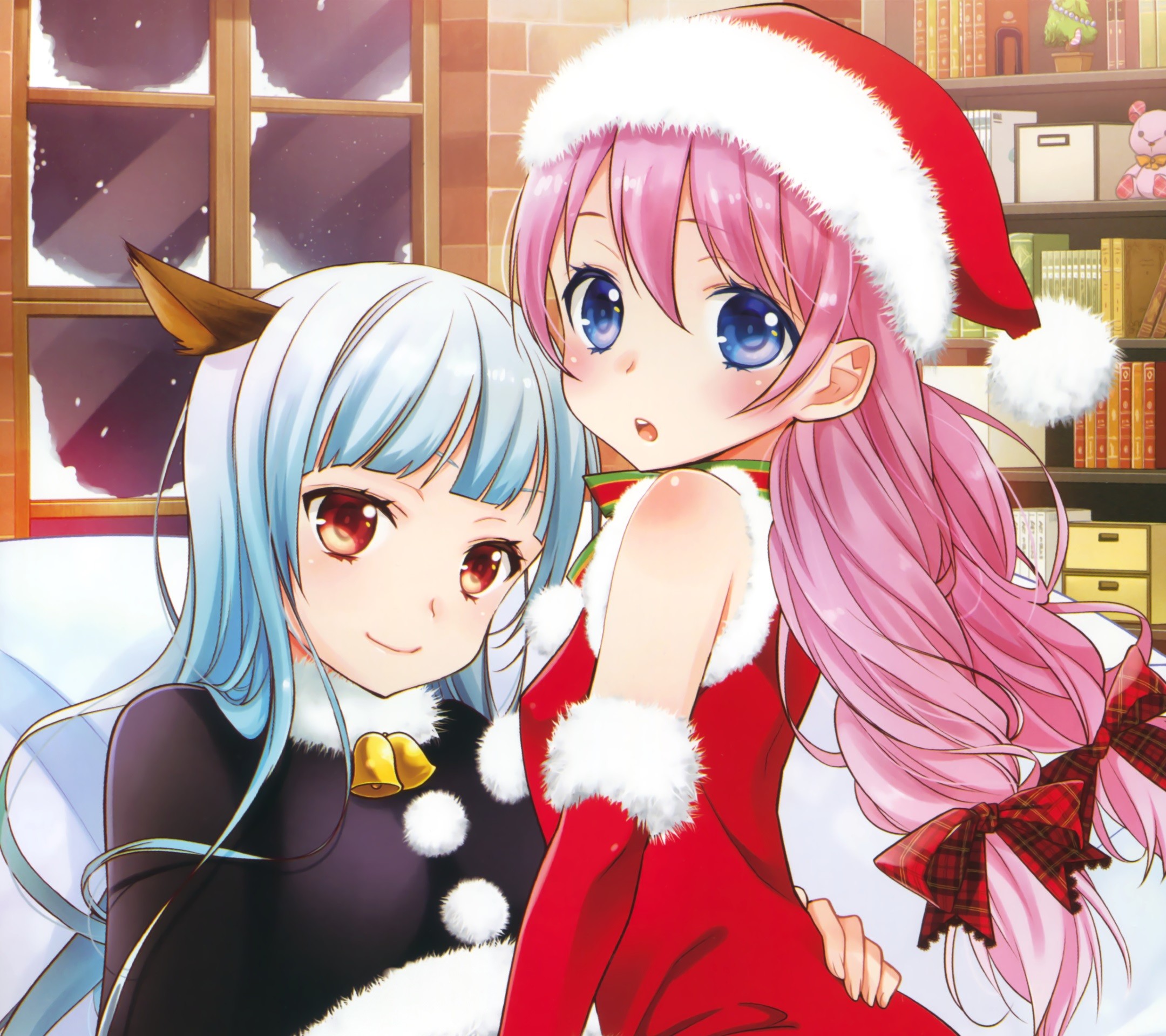 Christmas 2016 anime.Android wallpaper 2160×1920