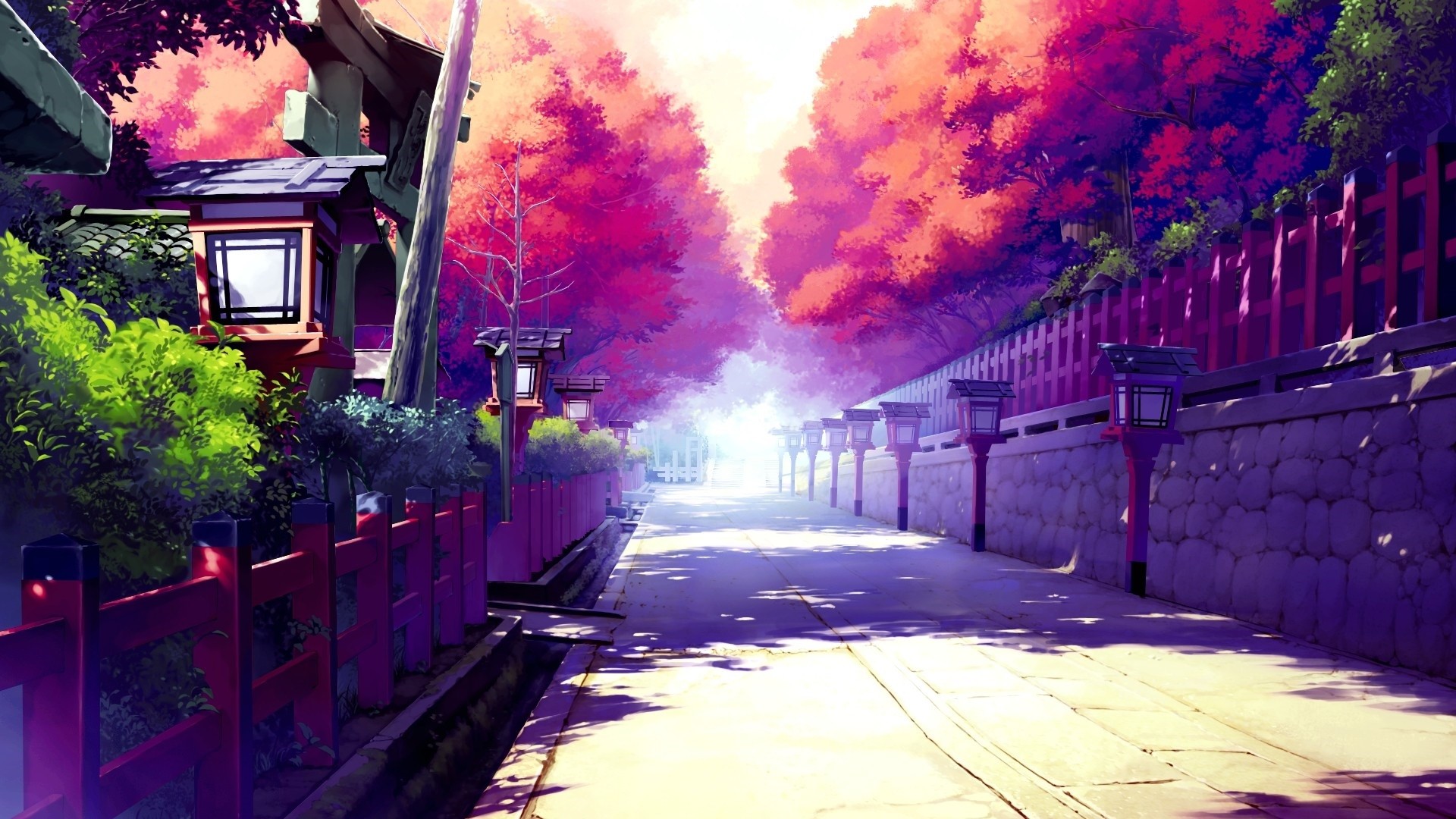 Japanese Anime Street [1920×1080] …