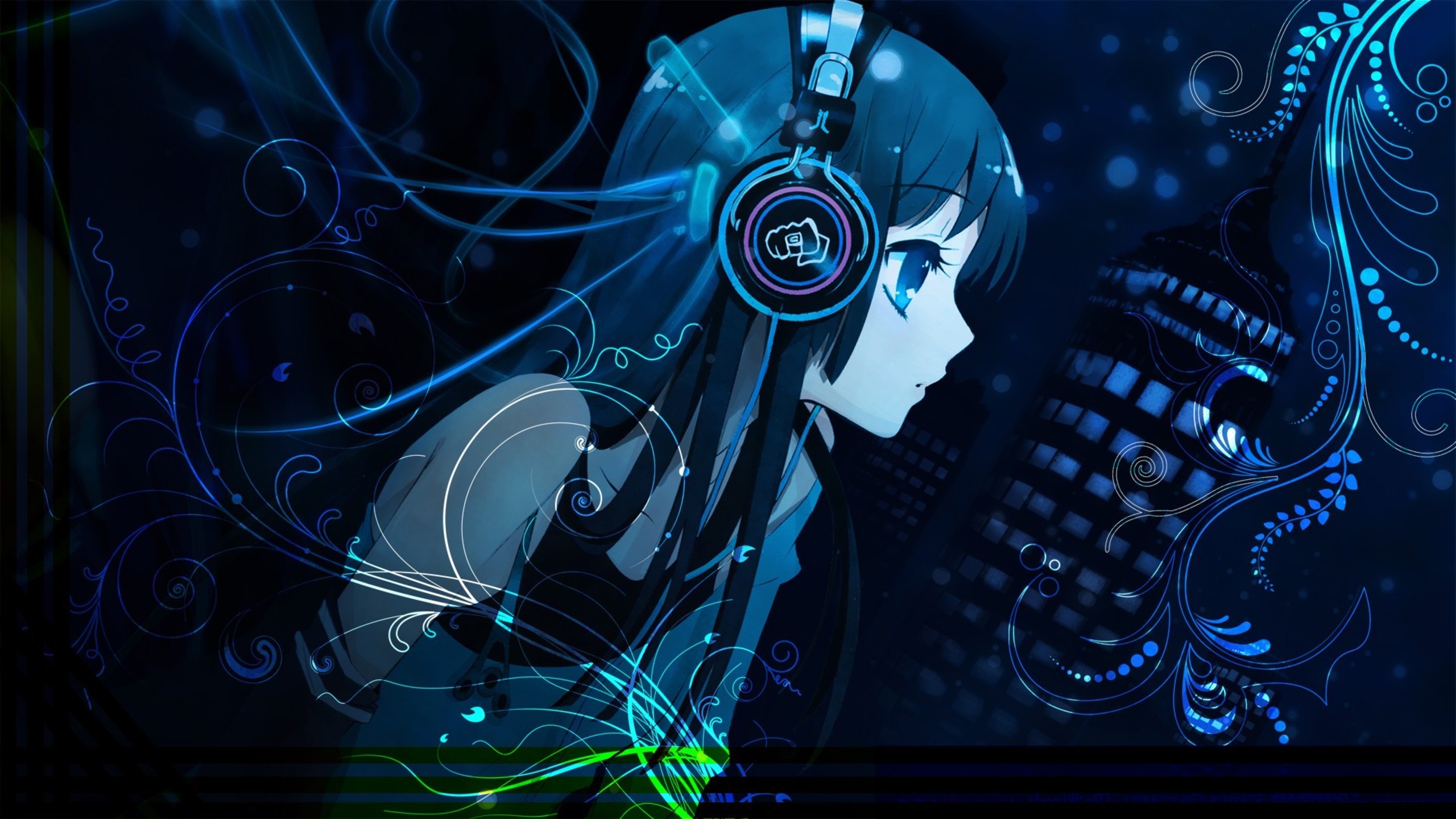 Anime Music Girl Wallpaper in high Quality Anime Wide HD Wallpapers