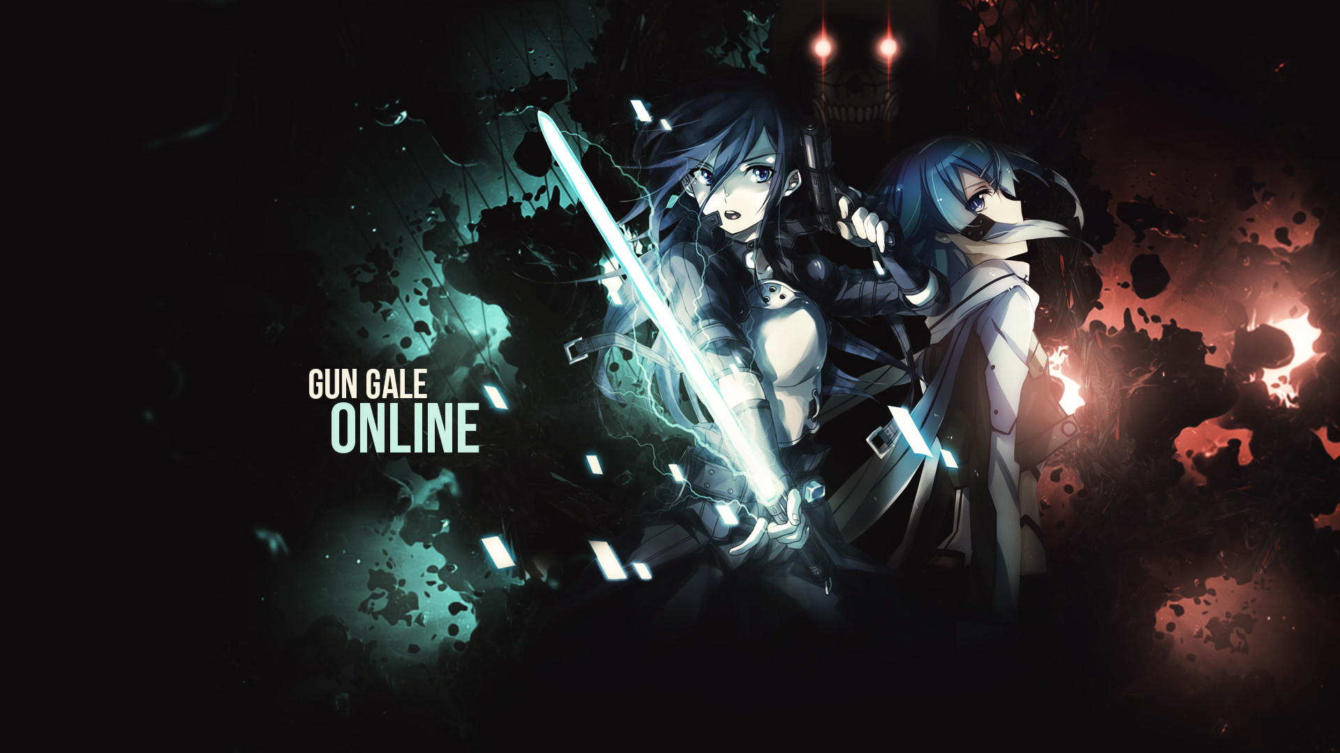 Death Gun Kirito Sinon Sword Art Online Sword Art Online II HD Wallpaper Background ID632568