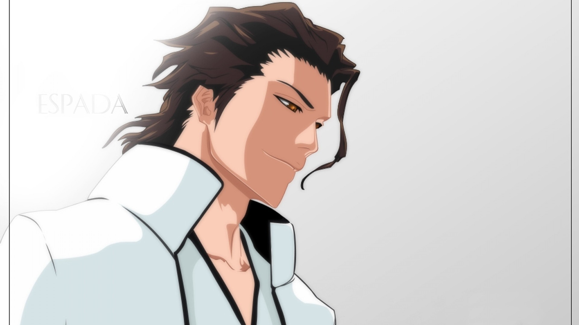 Preview wallpaper bleach, aizen sousuke, man, brunette 1920×1080