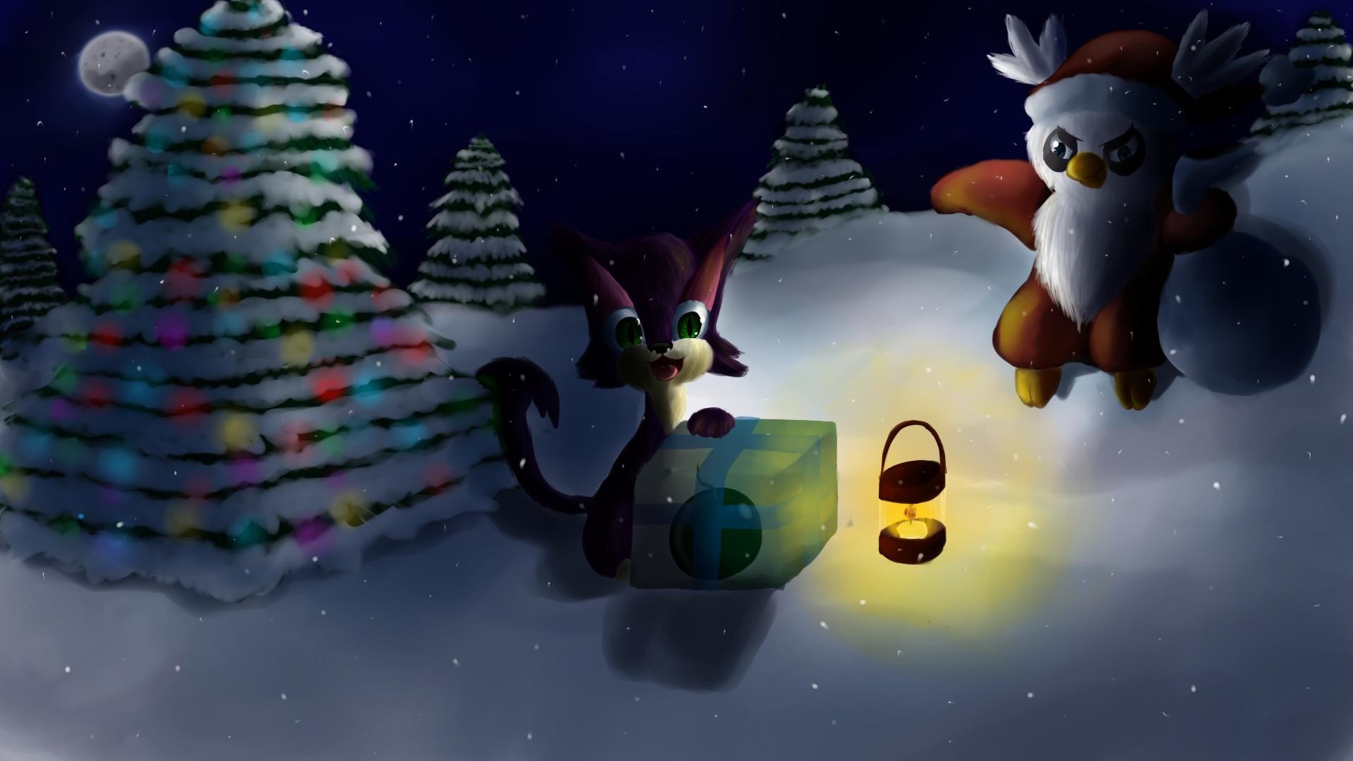 Bad Santa Christmas Pokemon Wallpaper by Chicorii on DeviantArt