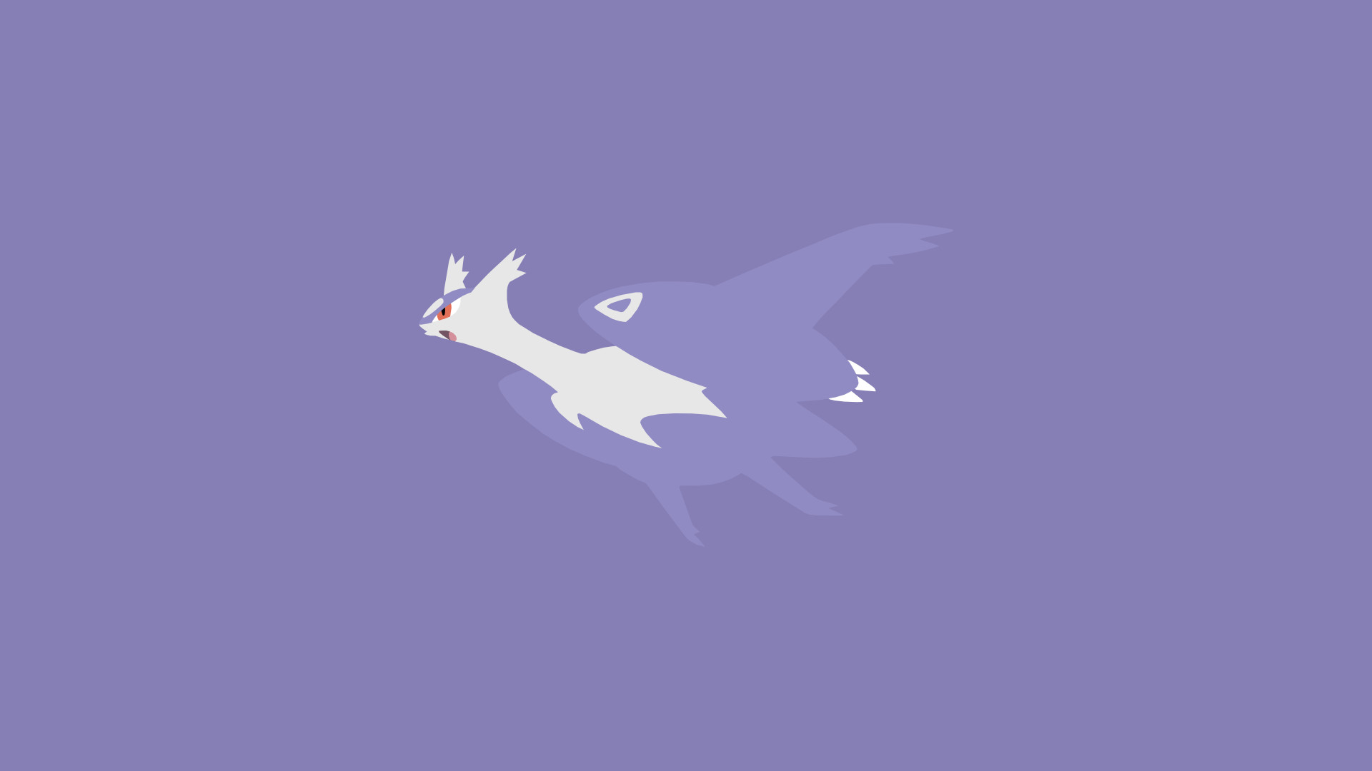 Minimalistic Wallpaper Mega Latios .1 by MardGeerT