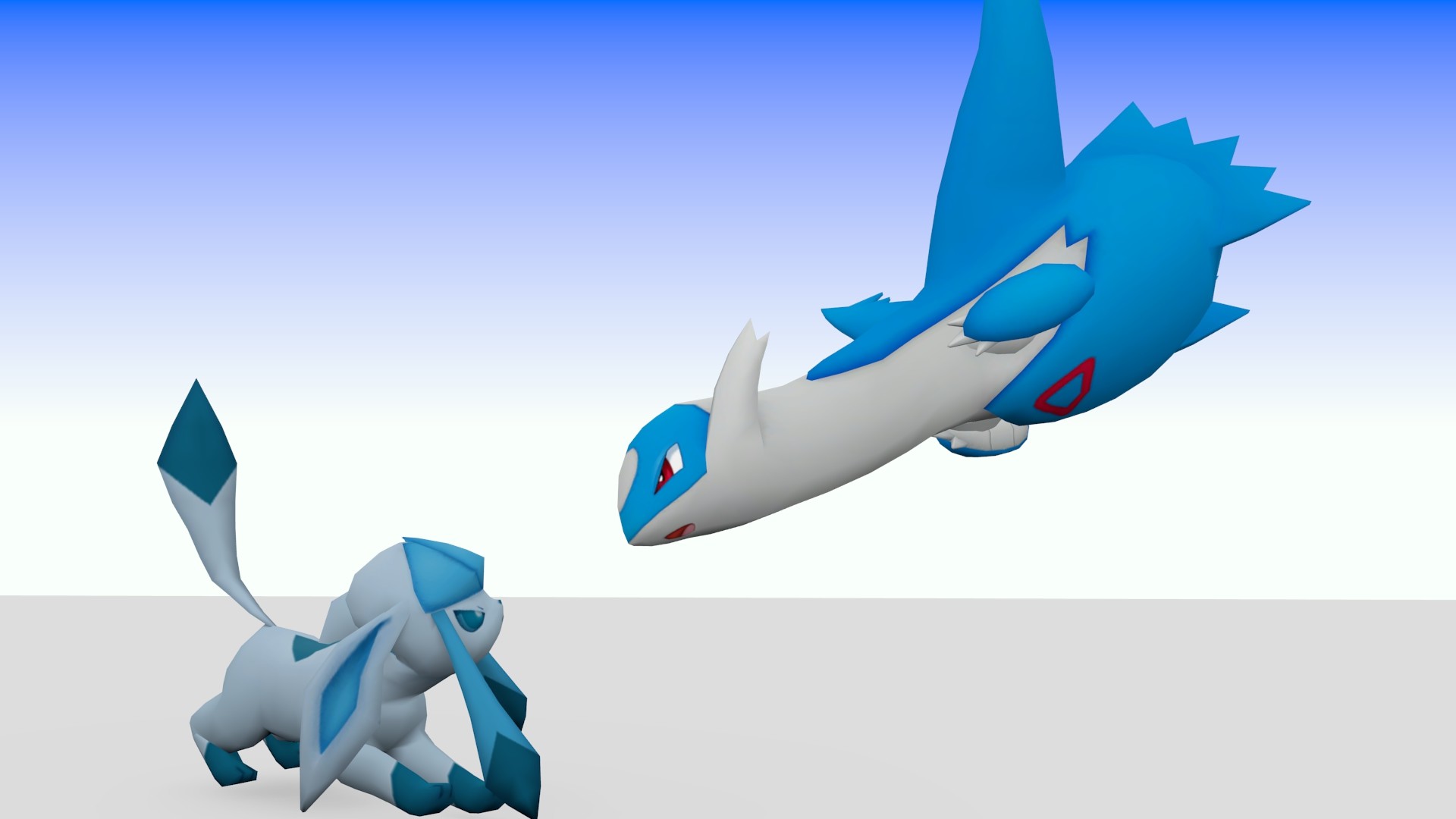 HD image of the Latios 3D Model available at ROEStudios.co.uk