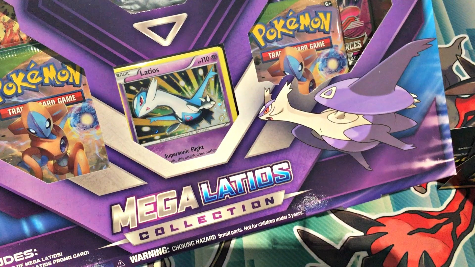 Opening a Pokemon Mega Latios EX Collection Box