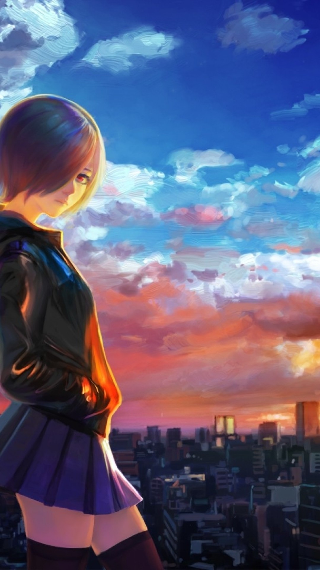 Kirishima Touka, Wings, Transform, Cityscape, Tokyo Ghoul