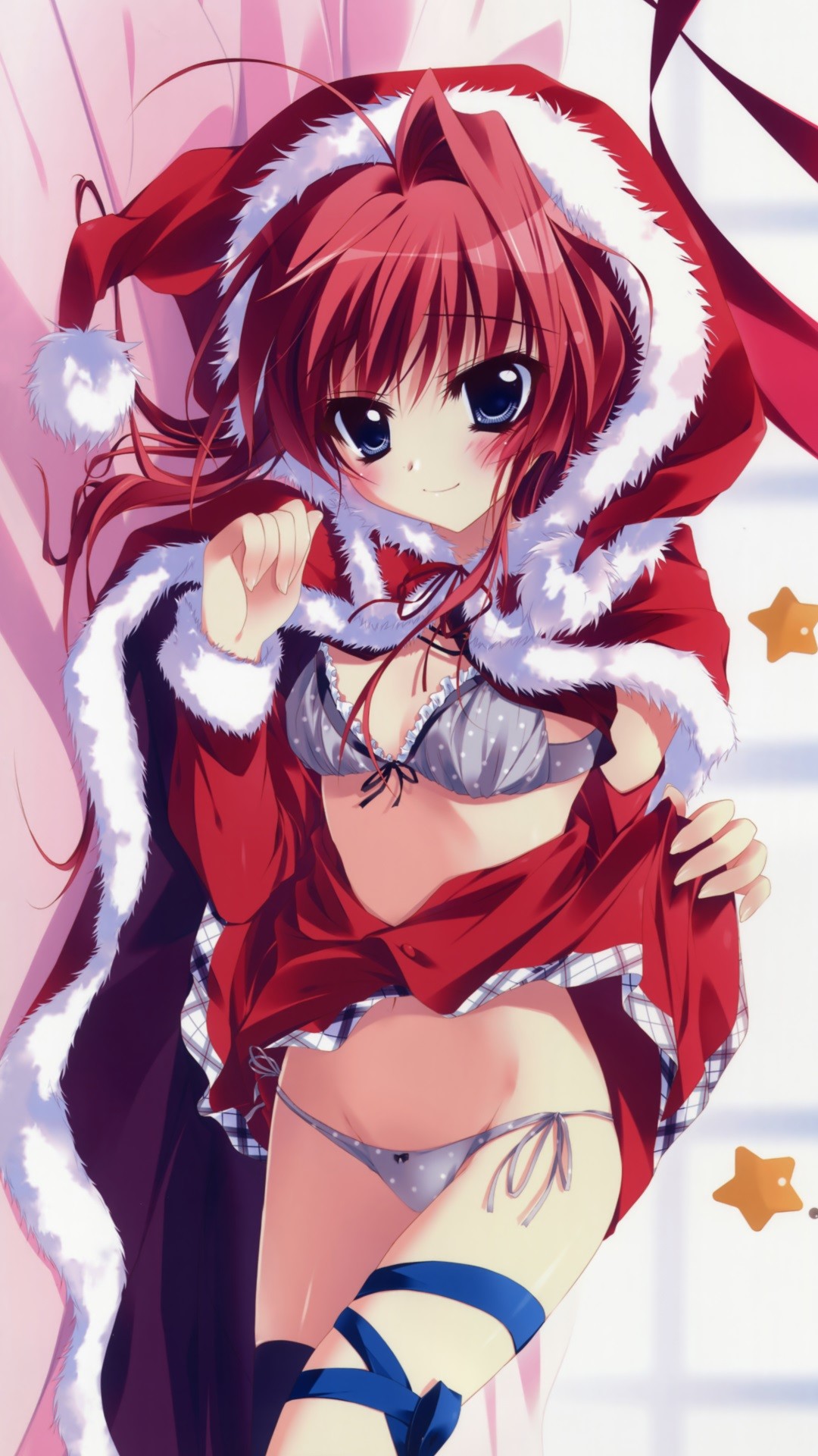 Christmas anime.HTC One wallpaper.1080×1920