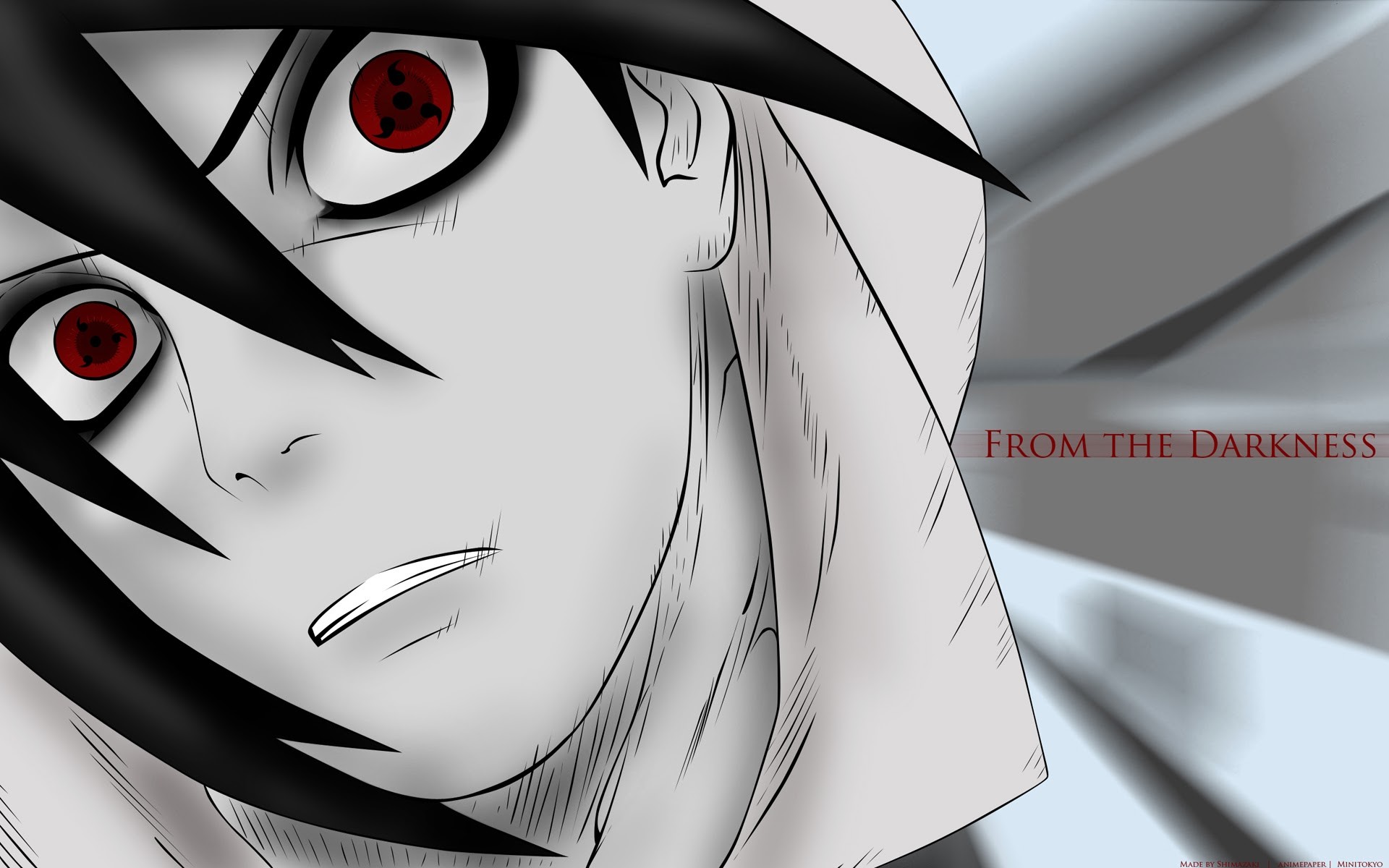 sasuke uchiha mangekyou sharingan eyes image hd anime wallpaper .