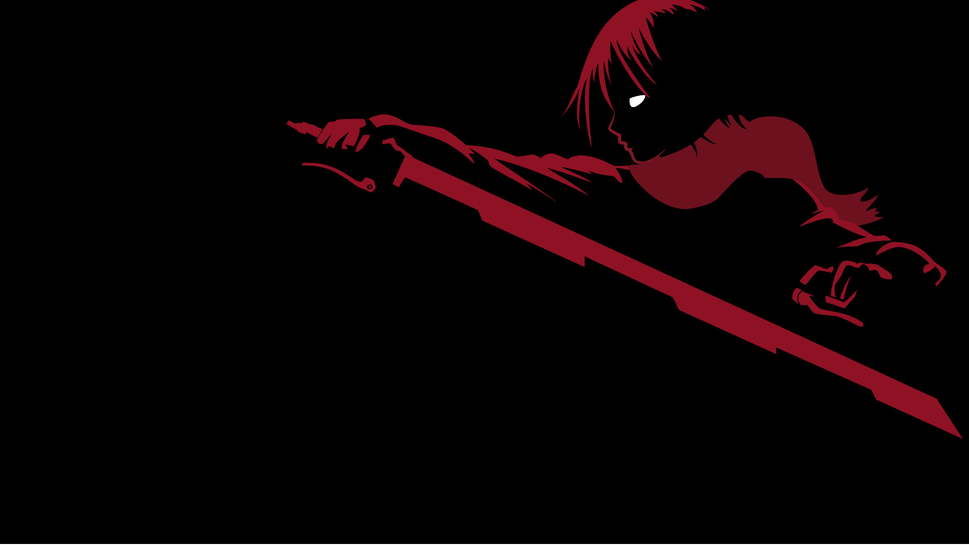 Red And Black Anime, black red anime girl HD wallpaper | Pxfuel