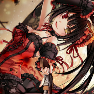 Red and Black Anime
