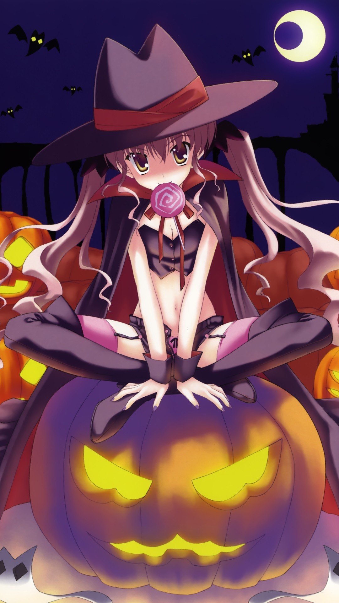 Halloween 2014 anime.Sony Xperia Z wallpaper.1080×1920