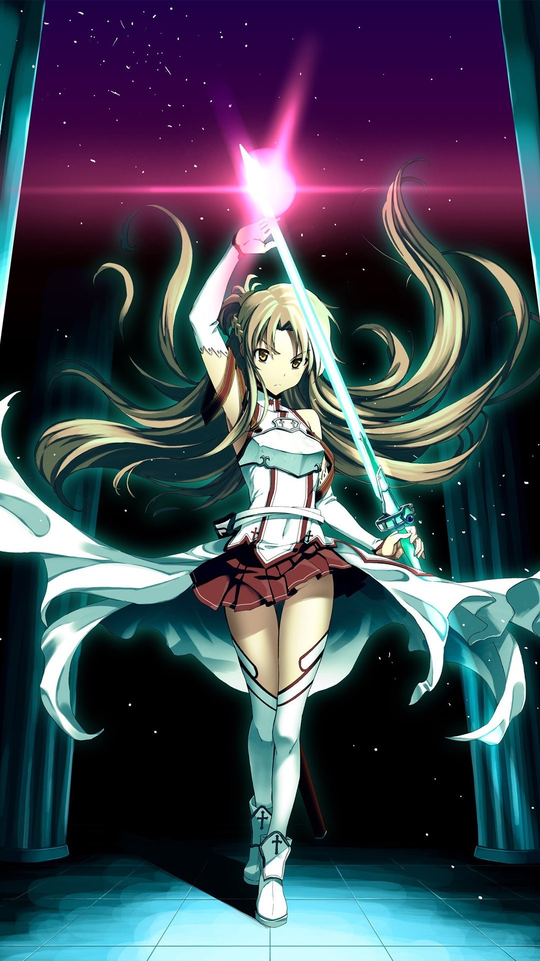 … Asuna – Sword Art Online Anime mobile wallpaper