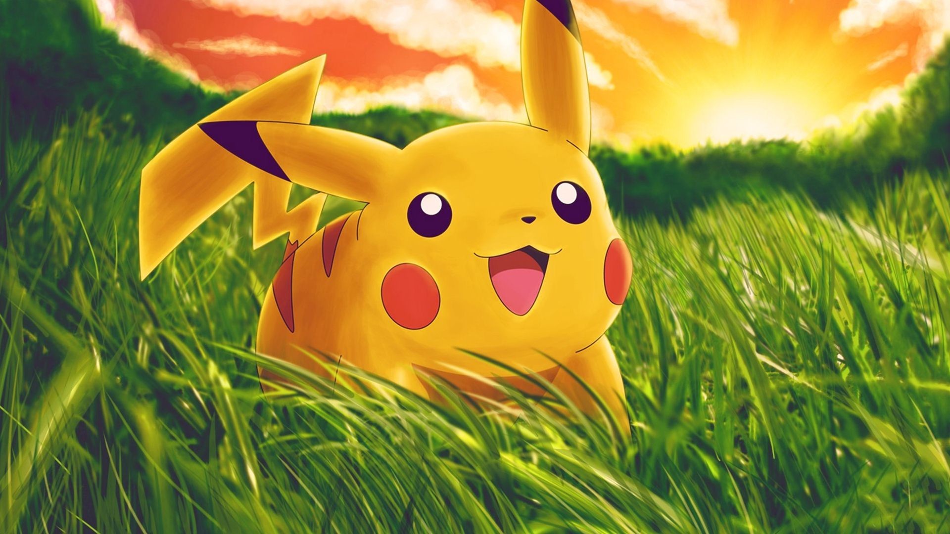 Pikachu pokemon cartoon wallpaper