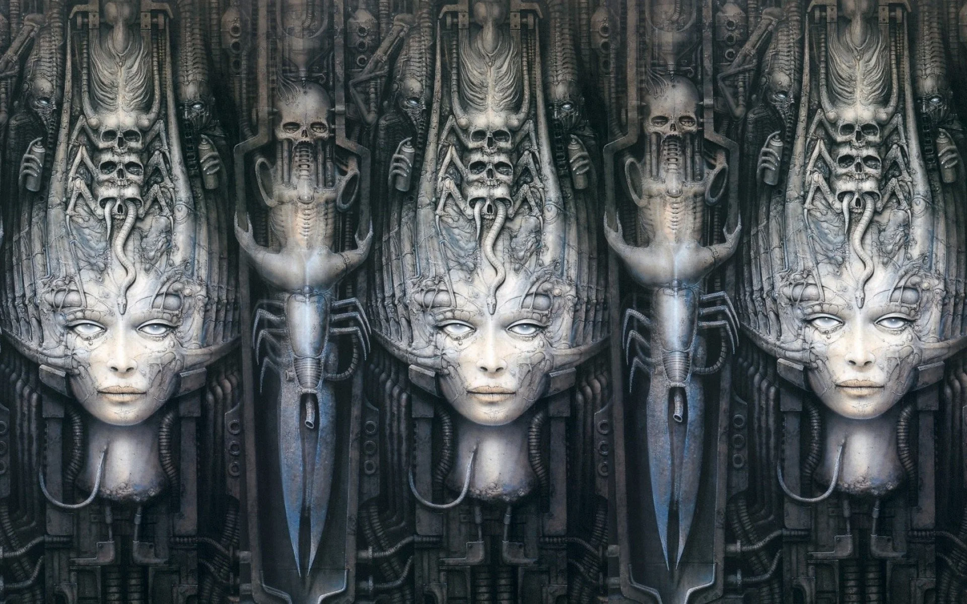 H R Giger Art Artwork Dark Evil Artistic Horror Fantasy Sci-fi Alien Aliens  Xenomorph Wallpaper At Dark Wallpapers