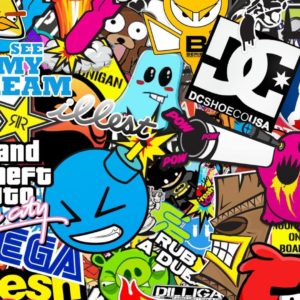 Sticker Bomb Wallpaper HD