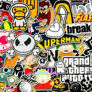 Sticker Bomb Wallpaper HD