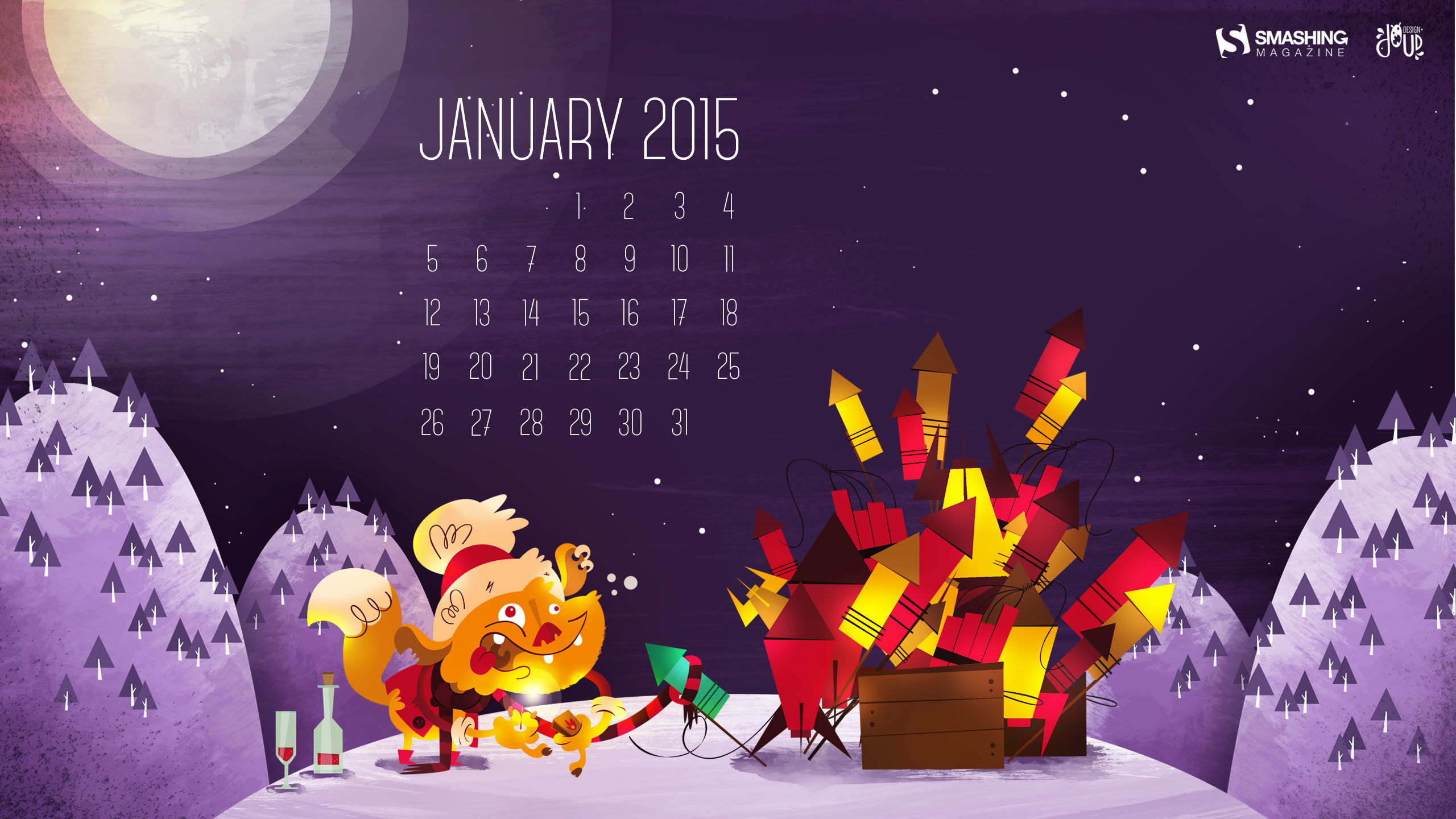Desktop Wallpaper Calendars: January 2015