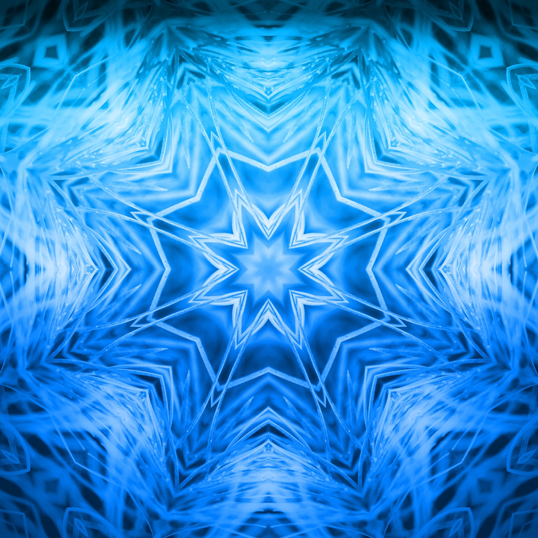 Blue mandala