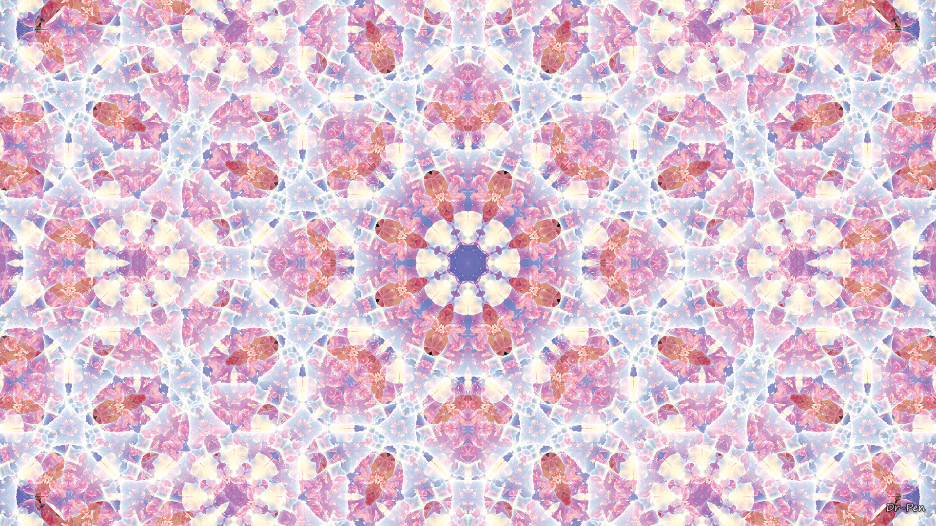Abstract – Pattern Abstract Artistic Digital Mandala Manipulation Wallpaper
