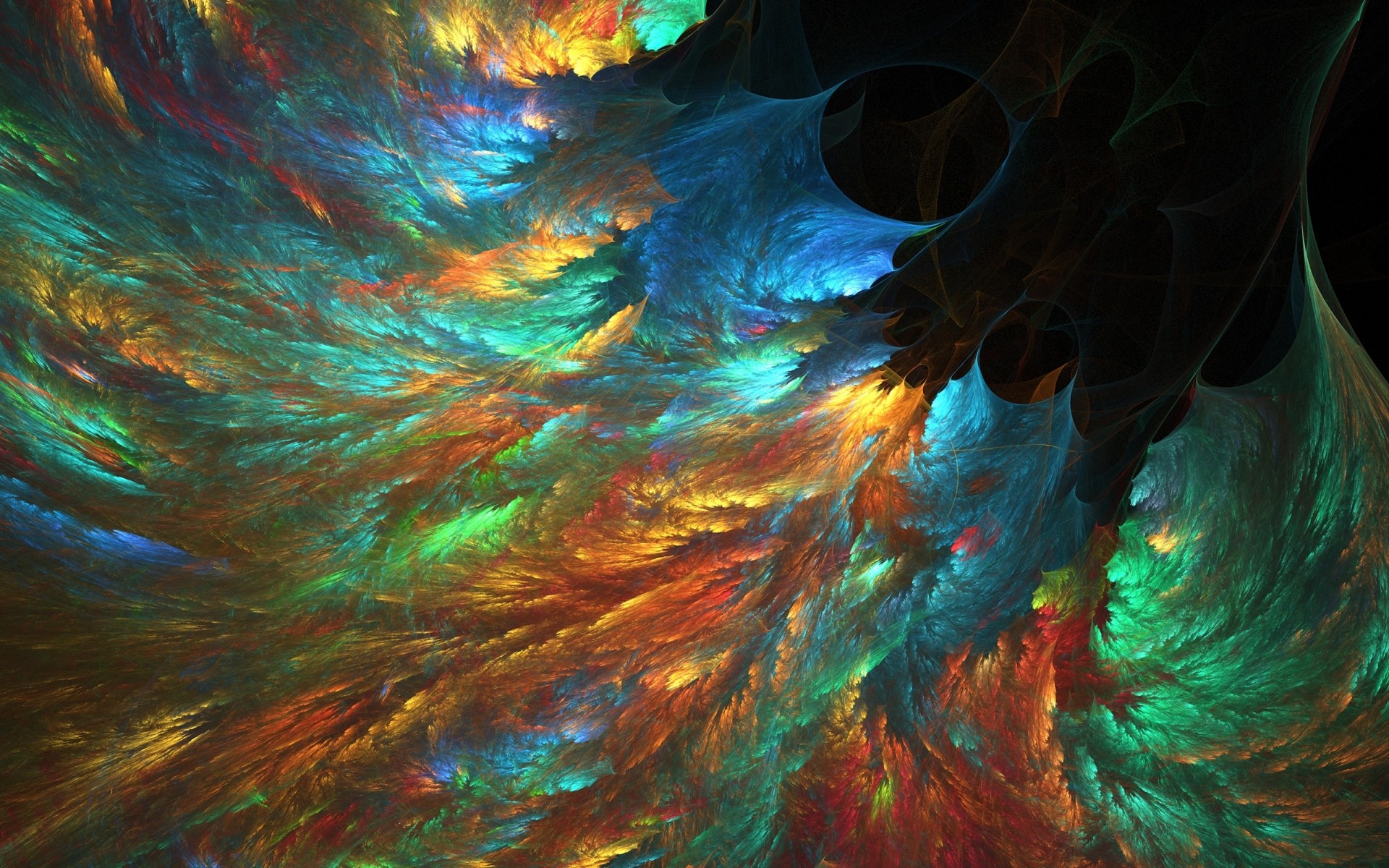 Abstract fractal colors cg digital art artistic psychedelic bright .