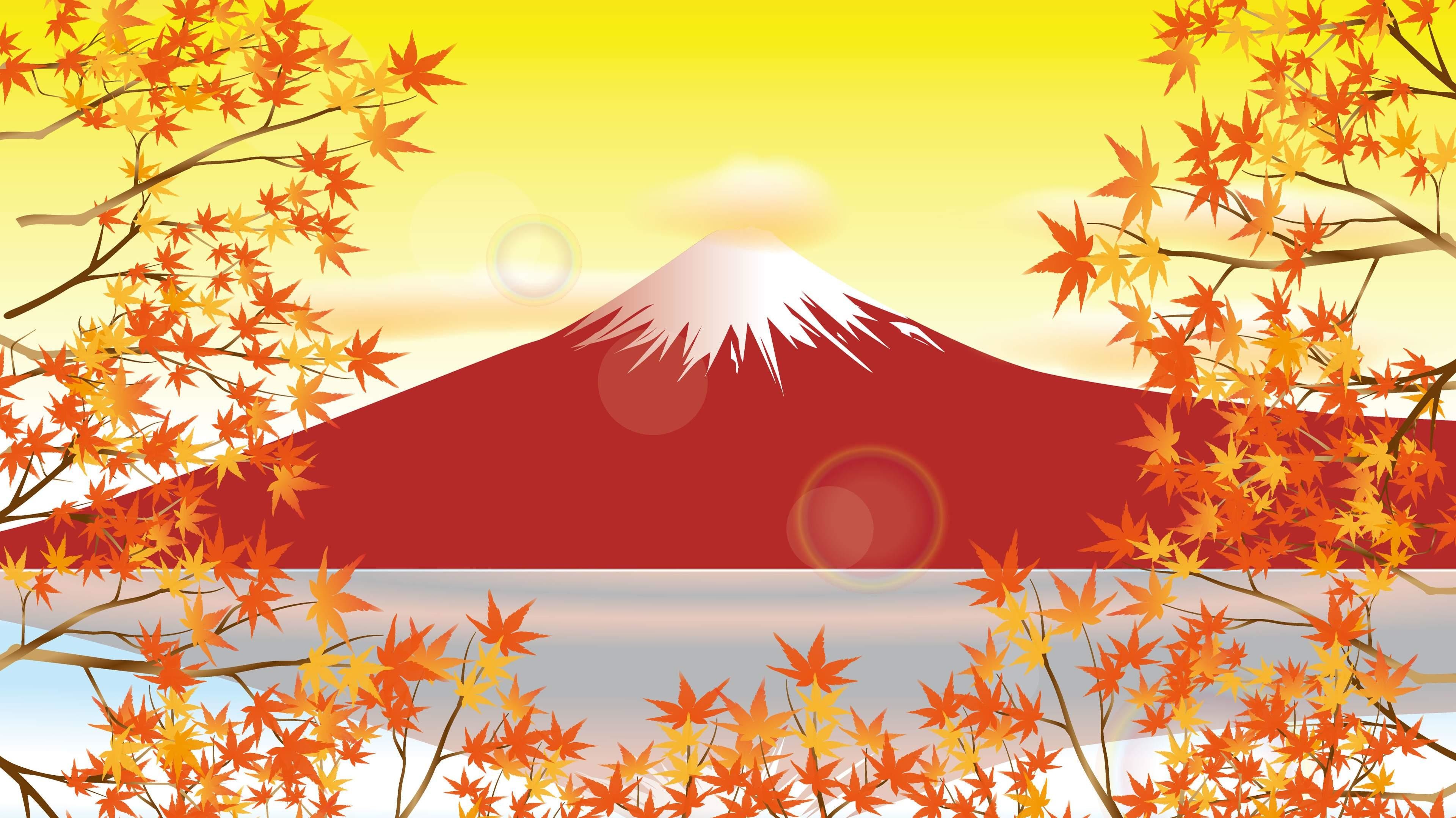 Autumn Japanese Art HD Wallpaper