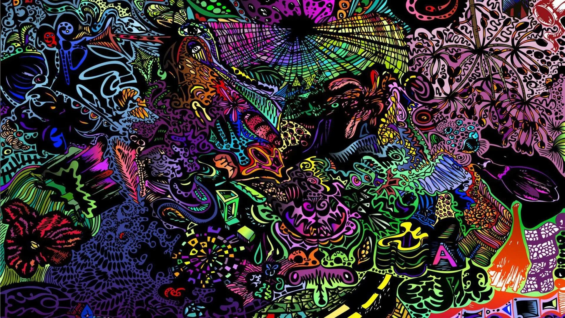 1 Miscellaneous Digital Art Trippy Colorful Wallpaper – WallpaperTube