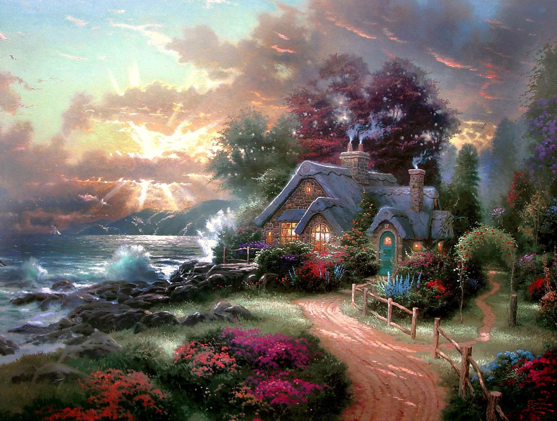 Thomas Kinkade Graceland Christmas Pictures Photos and Images for  Facebook Tumblr Pinterest and Twitter