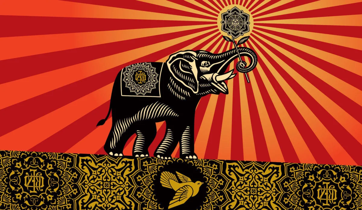 Obey Elephants Shepard Fairey Incase Wallpapers HD