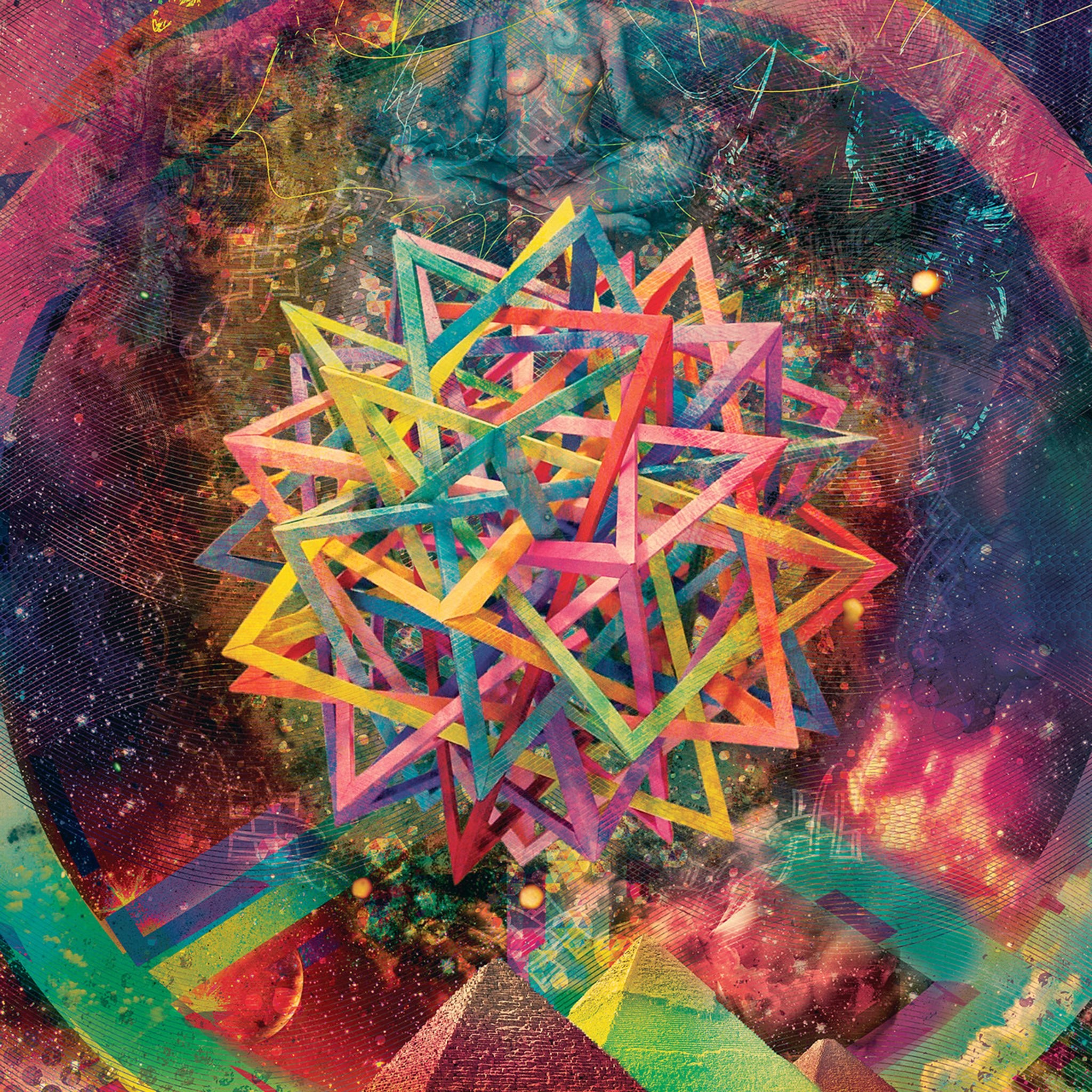 FREEIOS7 abstract psychedelic art – parallax HD iPhone mountain desktop wallpaper